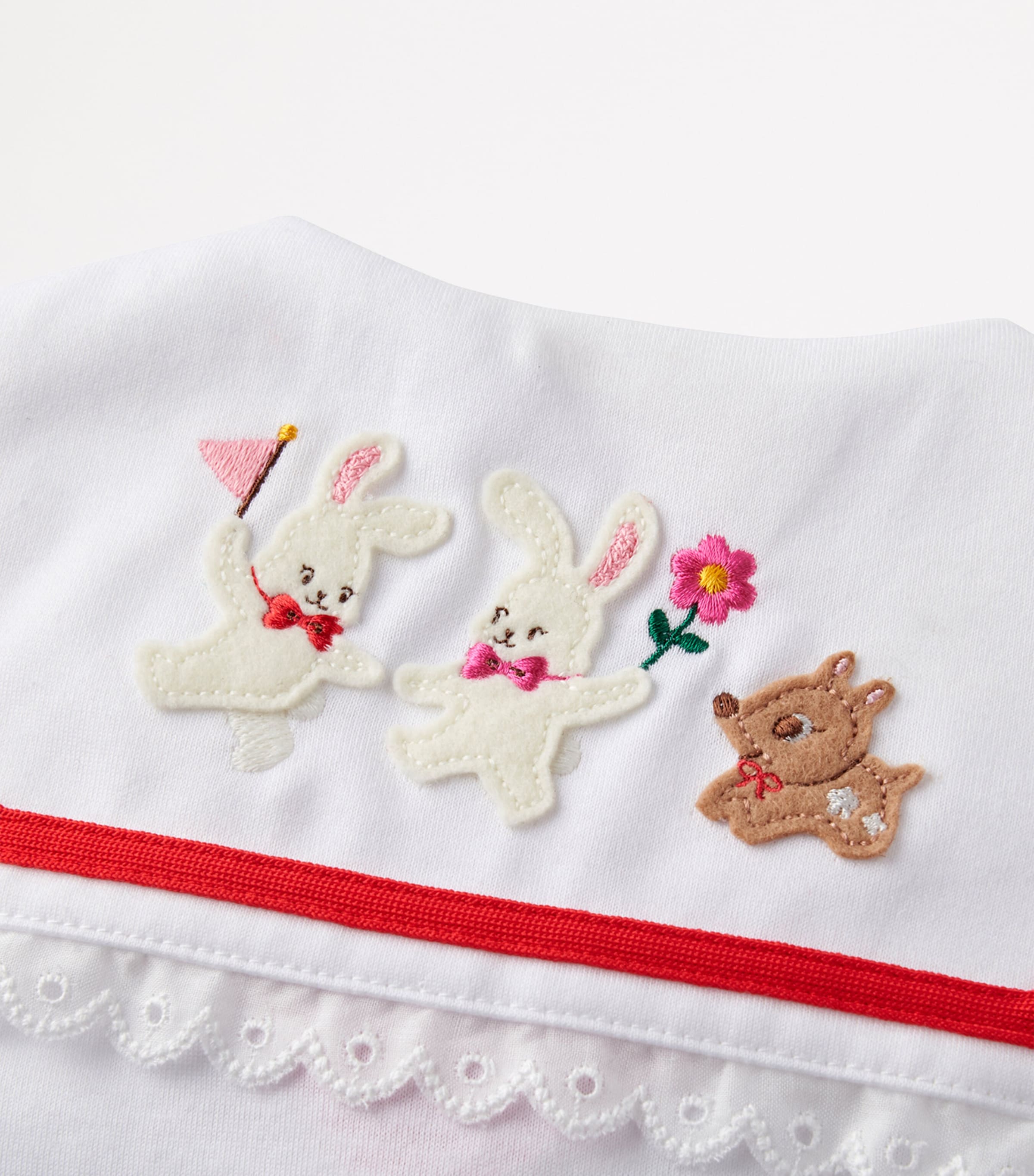 Miki House Cotton Embroidered Blouse (2-7 Years) Image 5