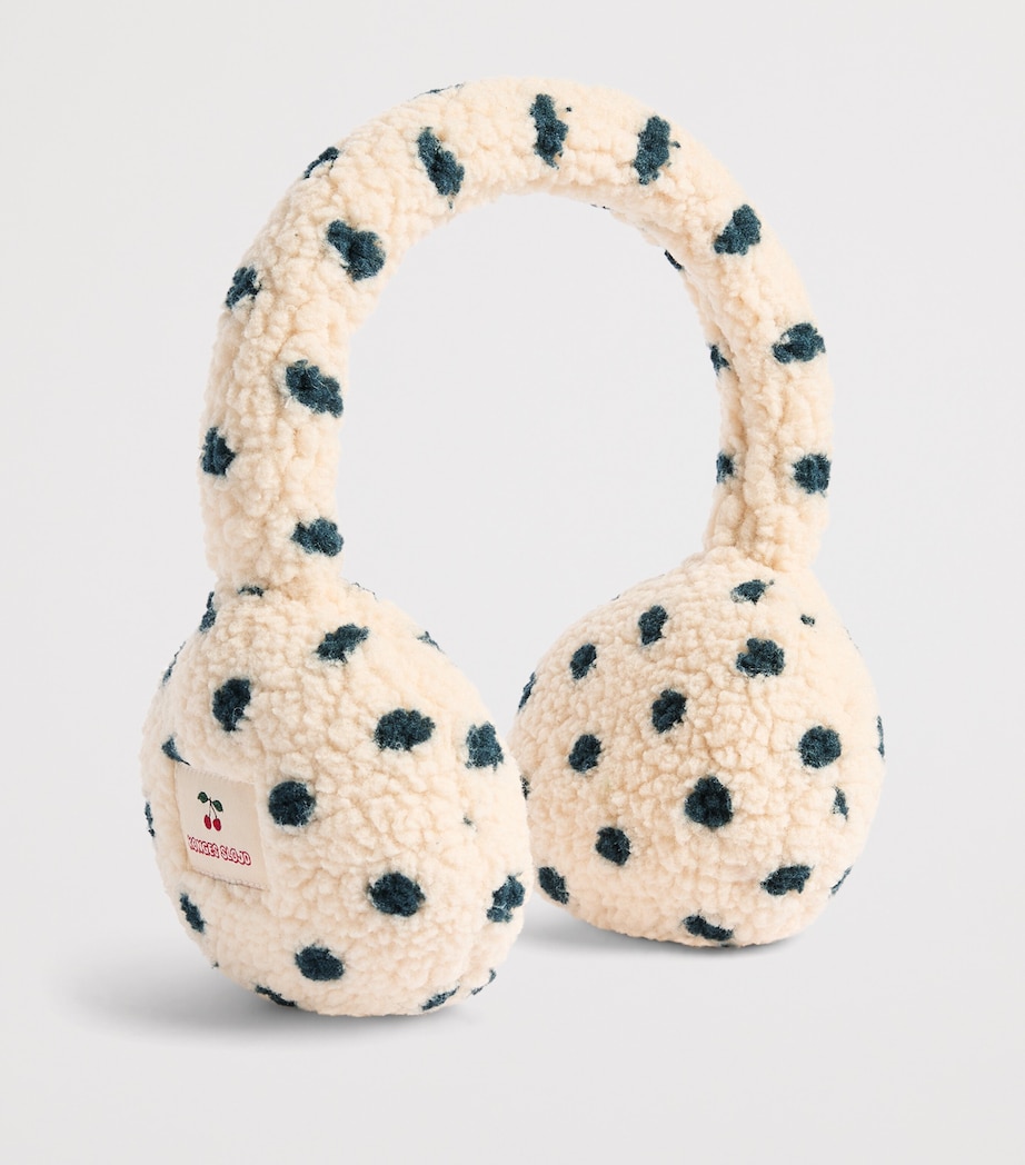 KONGES SLOJD Fleece Jody Ear Muffs Dot Lumiere Image 2