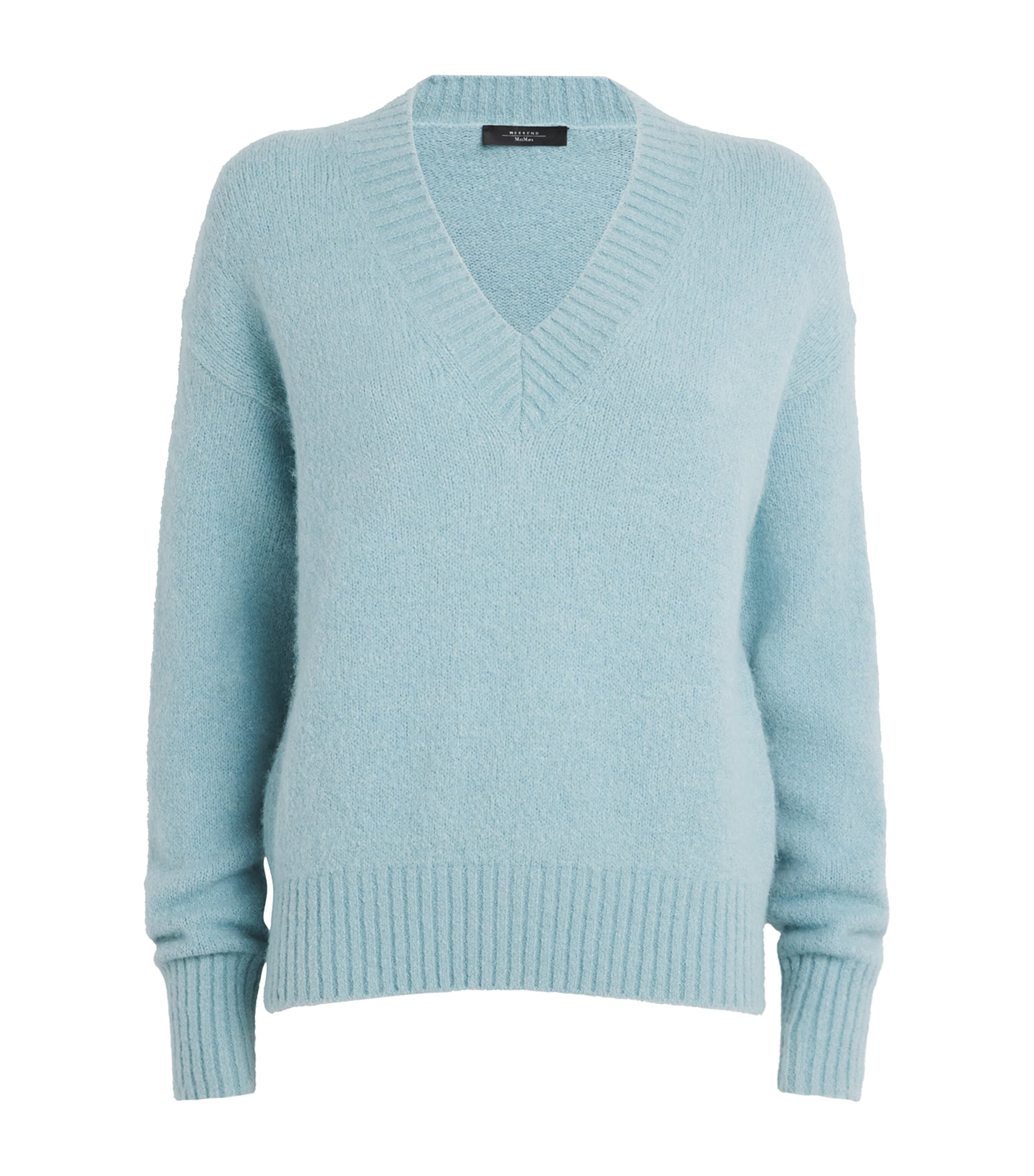 Weekend Max Mara V-neck Sweater In Blue