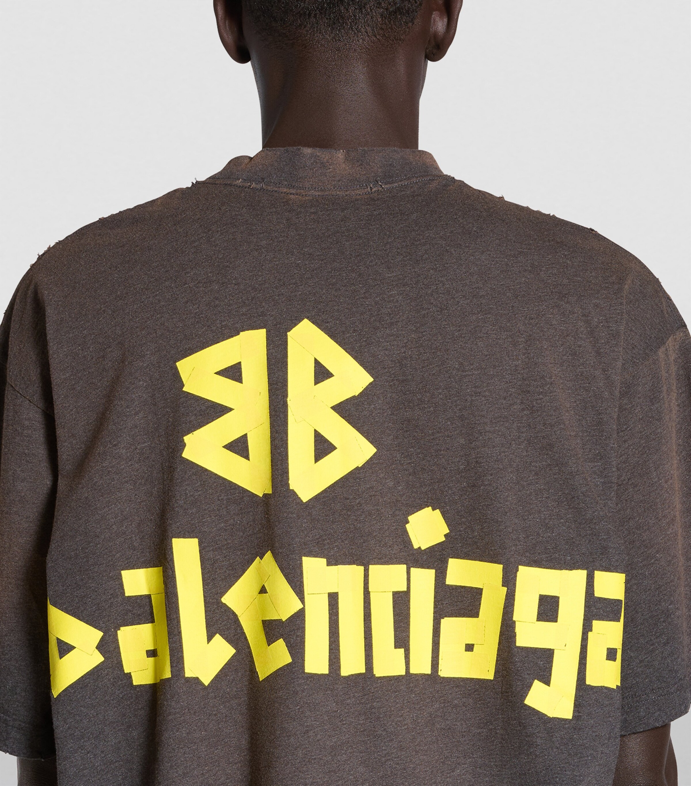 Balenciaga Multi Oversized Tape Logo T-Shirt | Harrods US