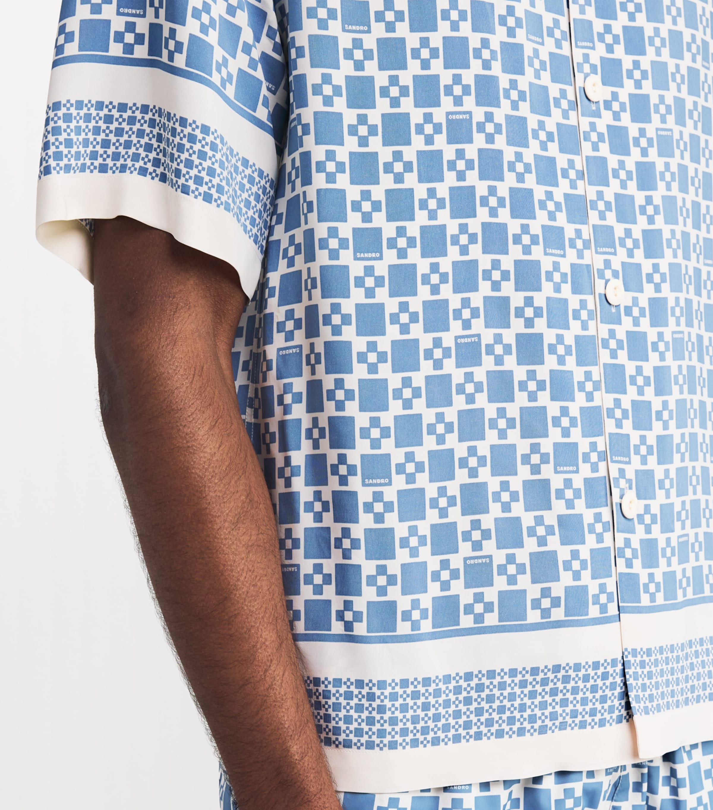 Printed Short-Sleeve Shirt BLUE SKY Image 6