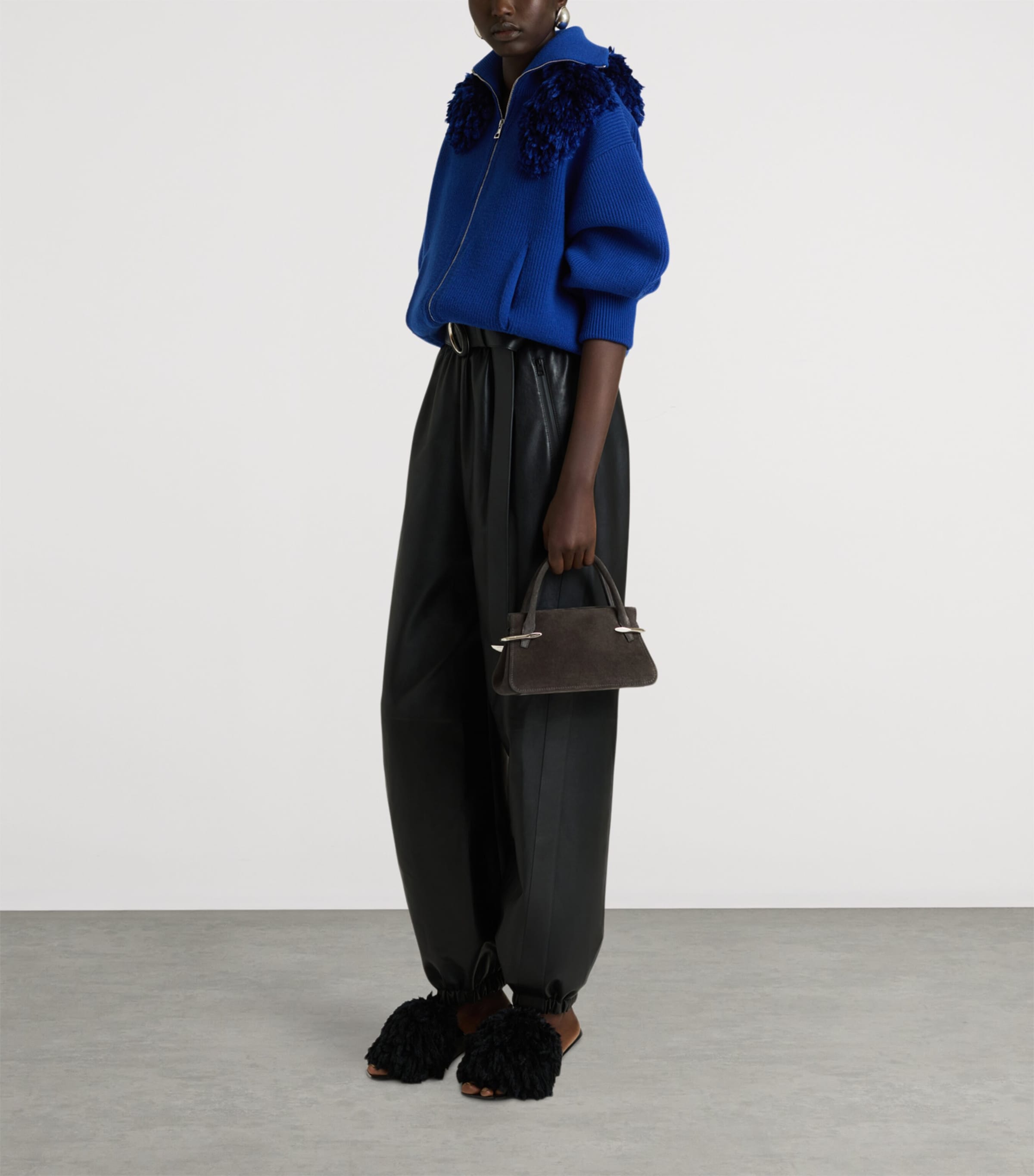 Givenchy Womens Wool-Blend Bomber Jacket Image 4
