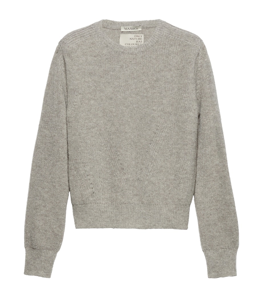 Cotton-Blend Rib-Knit Sweater SAND Image 1