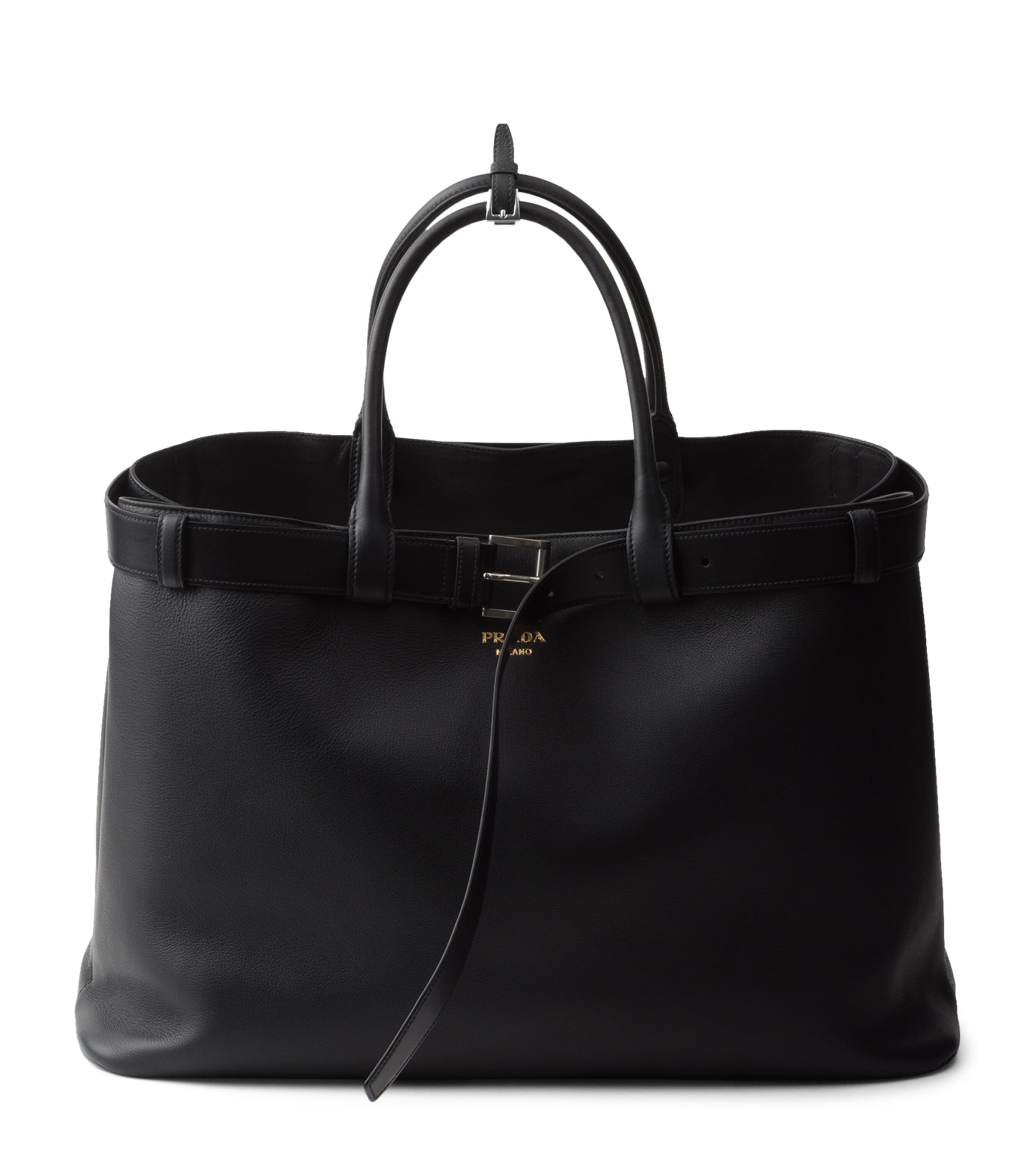 Leather Buckle Tote Bag F0002 Image 1