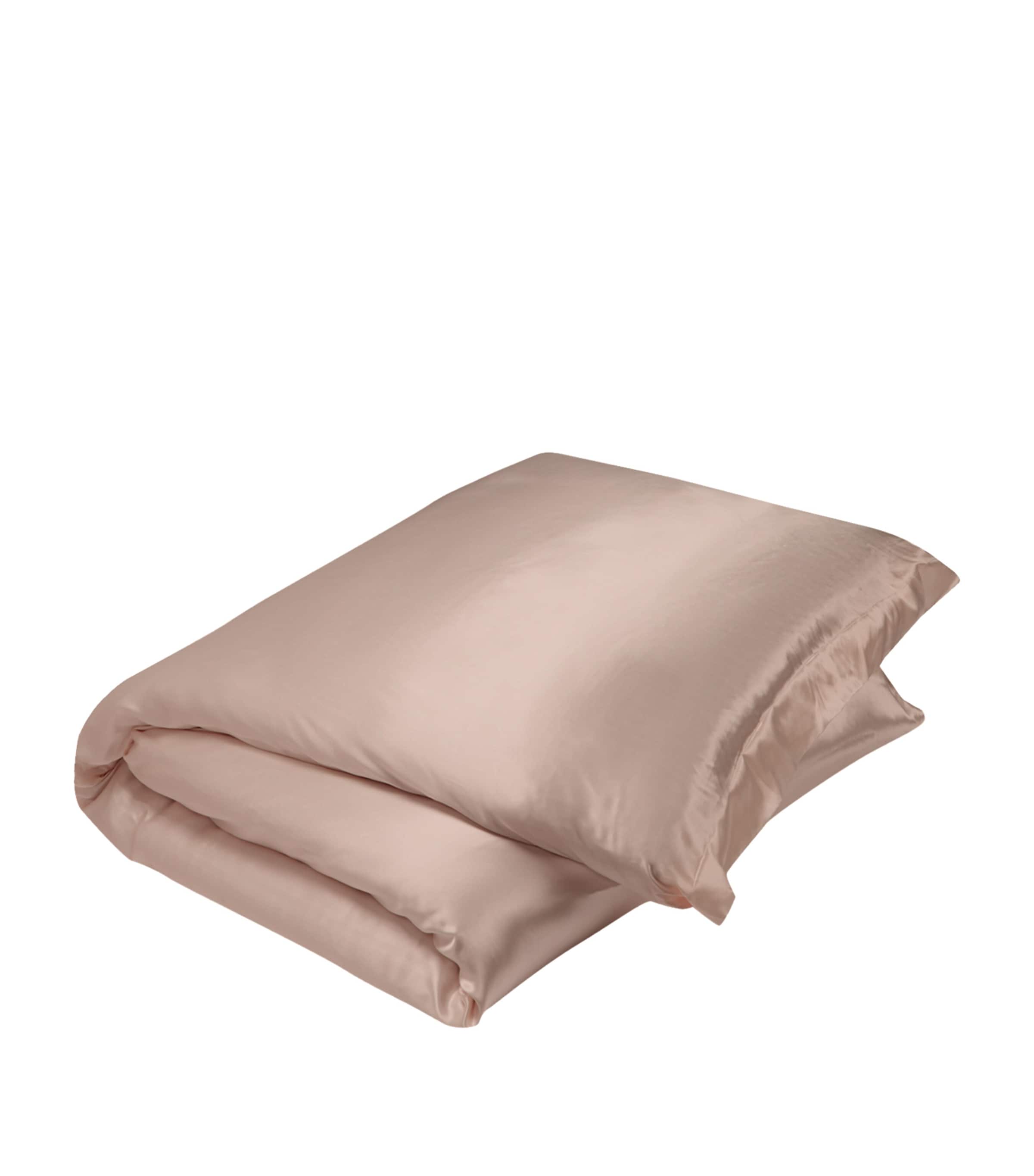 Silk Double Duvet Cover (200cm x 200cm) BLUSH Image 1