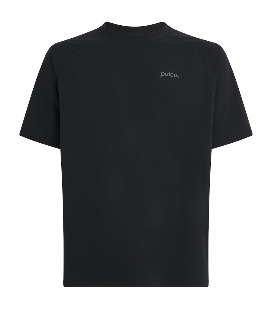 AirCon Raglan-Sleeve Playing T-Shirt BLACK Image 1