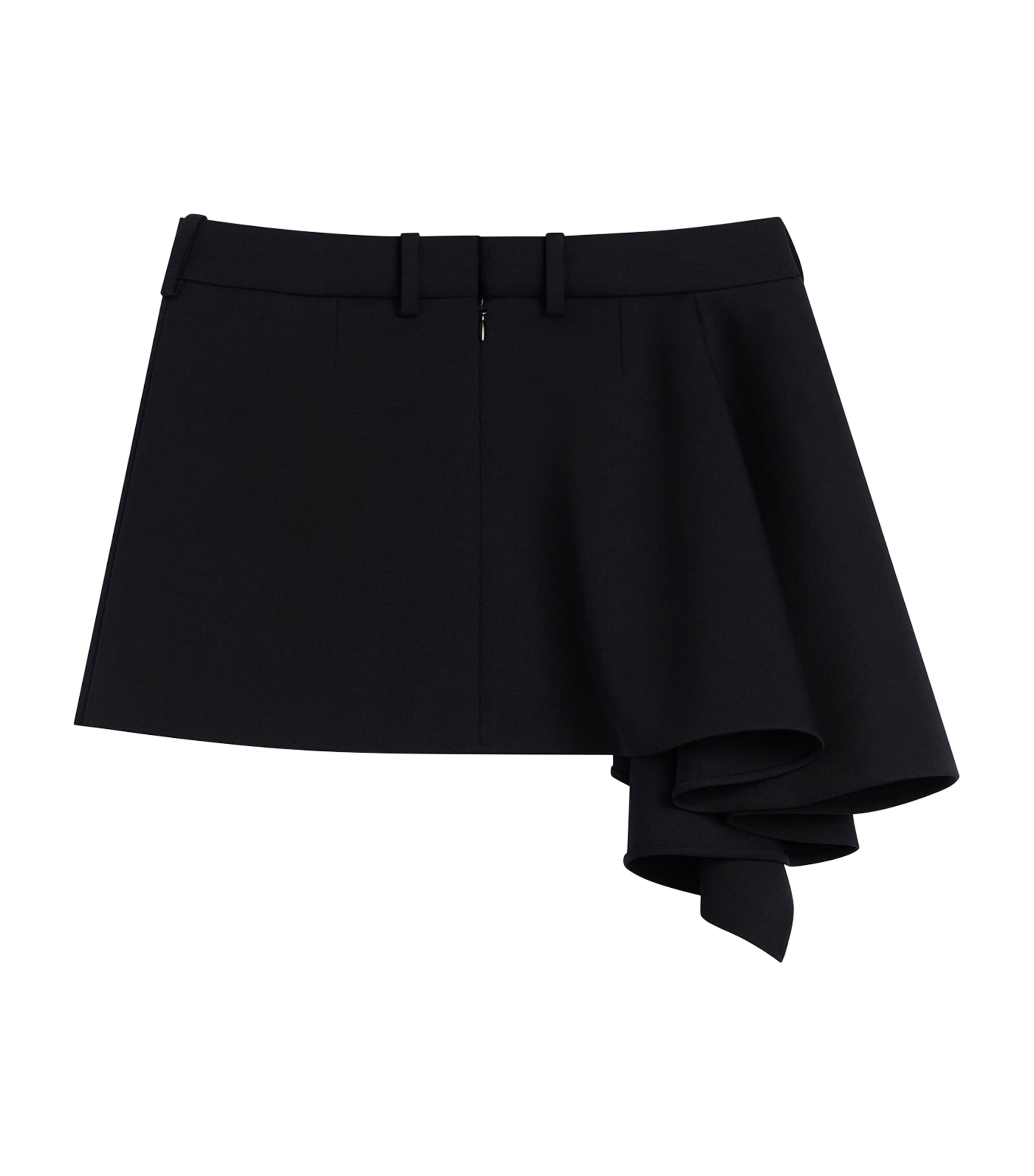 Givenchy Womens Wool Slashed Mini Skirt Image 5