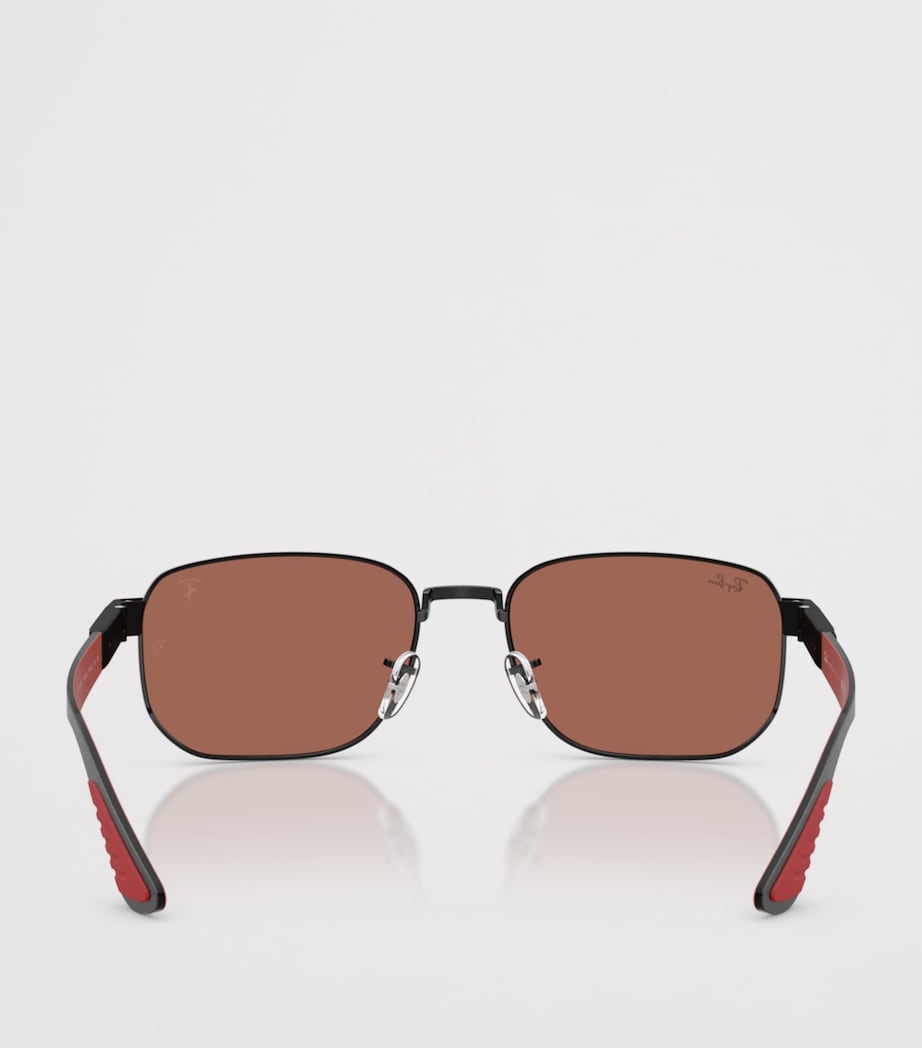 Ray-Ban Scuderia Ferrari Square Sunglasses Black Image 4