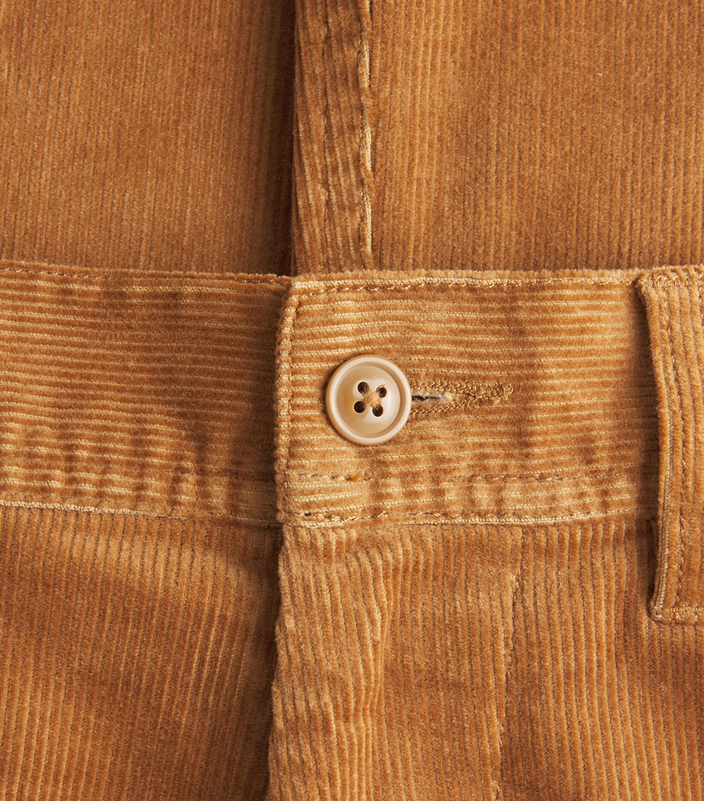 Polo Ralph Lauren Womens Corduroy Beaton Flare Trousers Tan Image 6