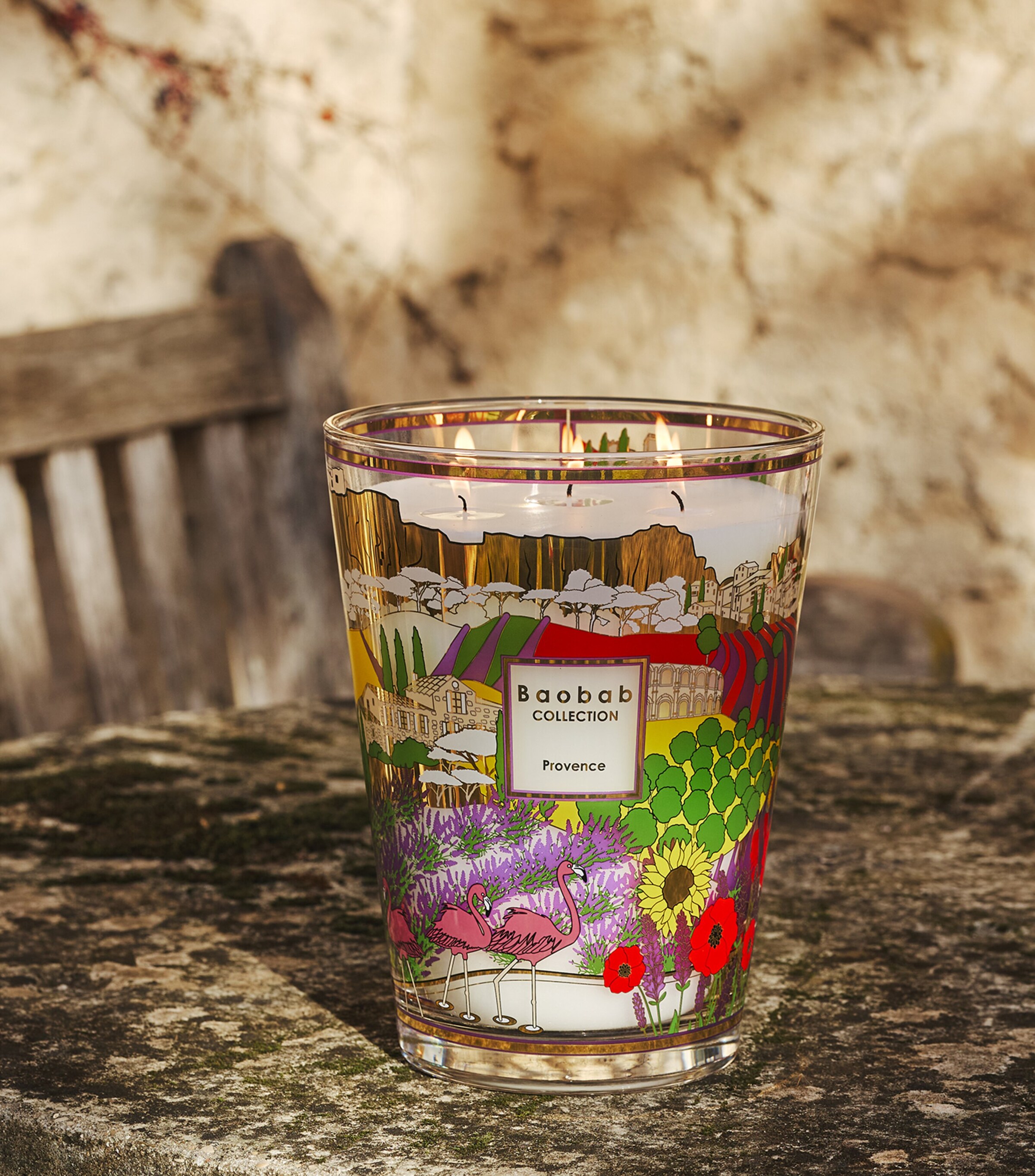 Baobab Collection Provence Scented Candle (6kg) Gold Image 2