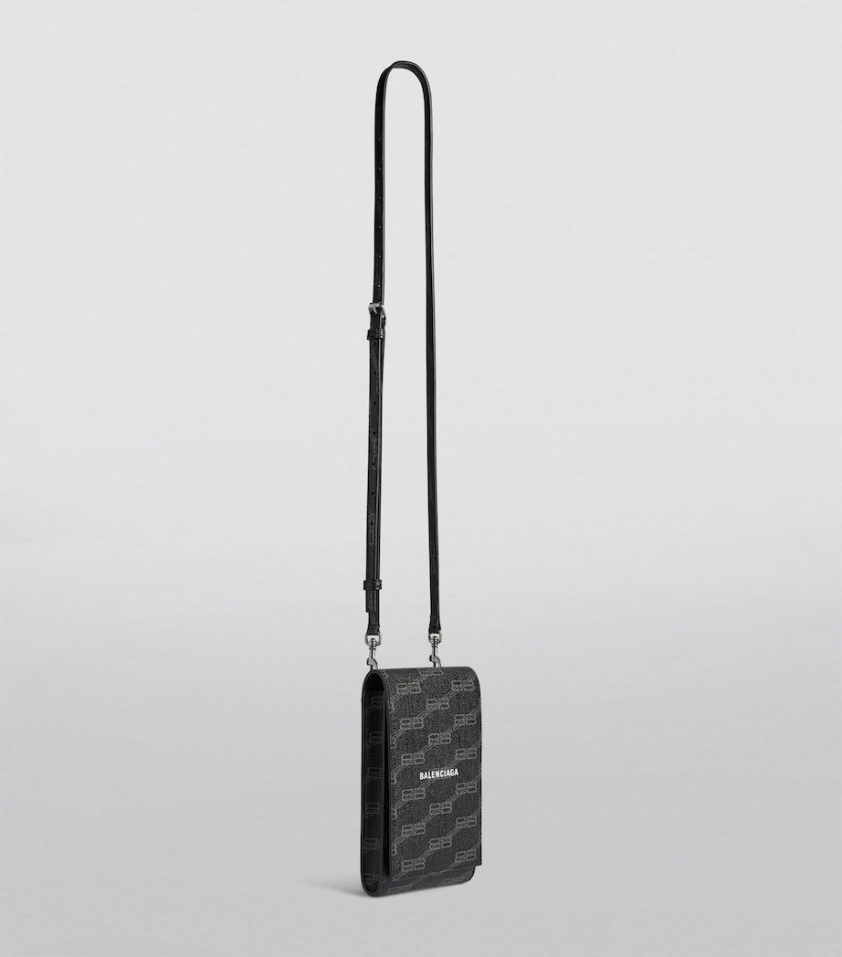 Balenciaga Signature Monogram Phone Holder Image 3