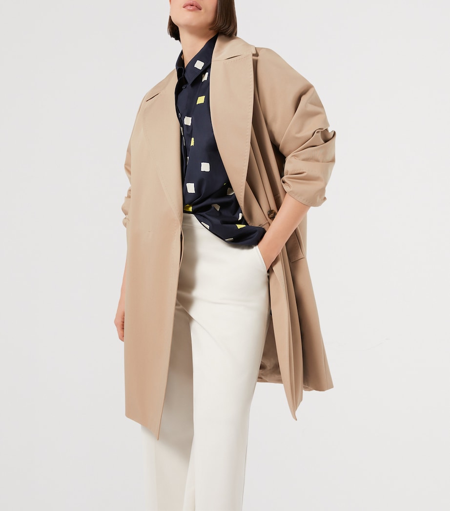 x Maccapani Cotton-Blend Tiglio Tailored Trousers SAND Image 4