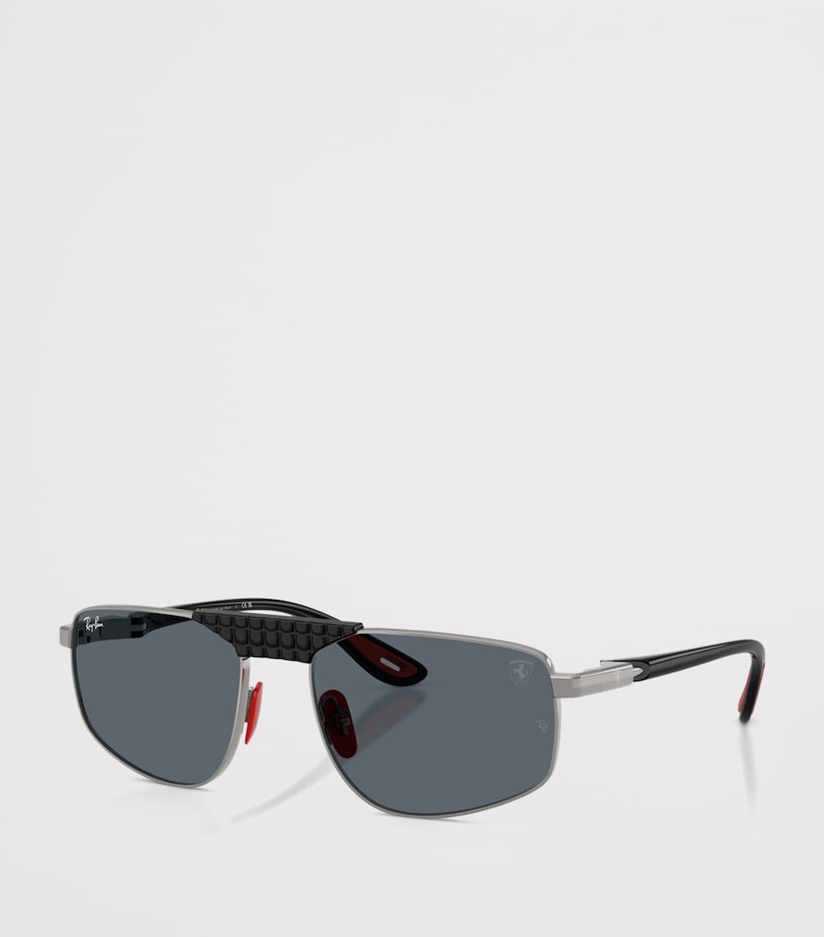 x Scuderia Ferrari RB3776M Irregular Sunglasses F001R5 Image 2