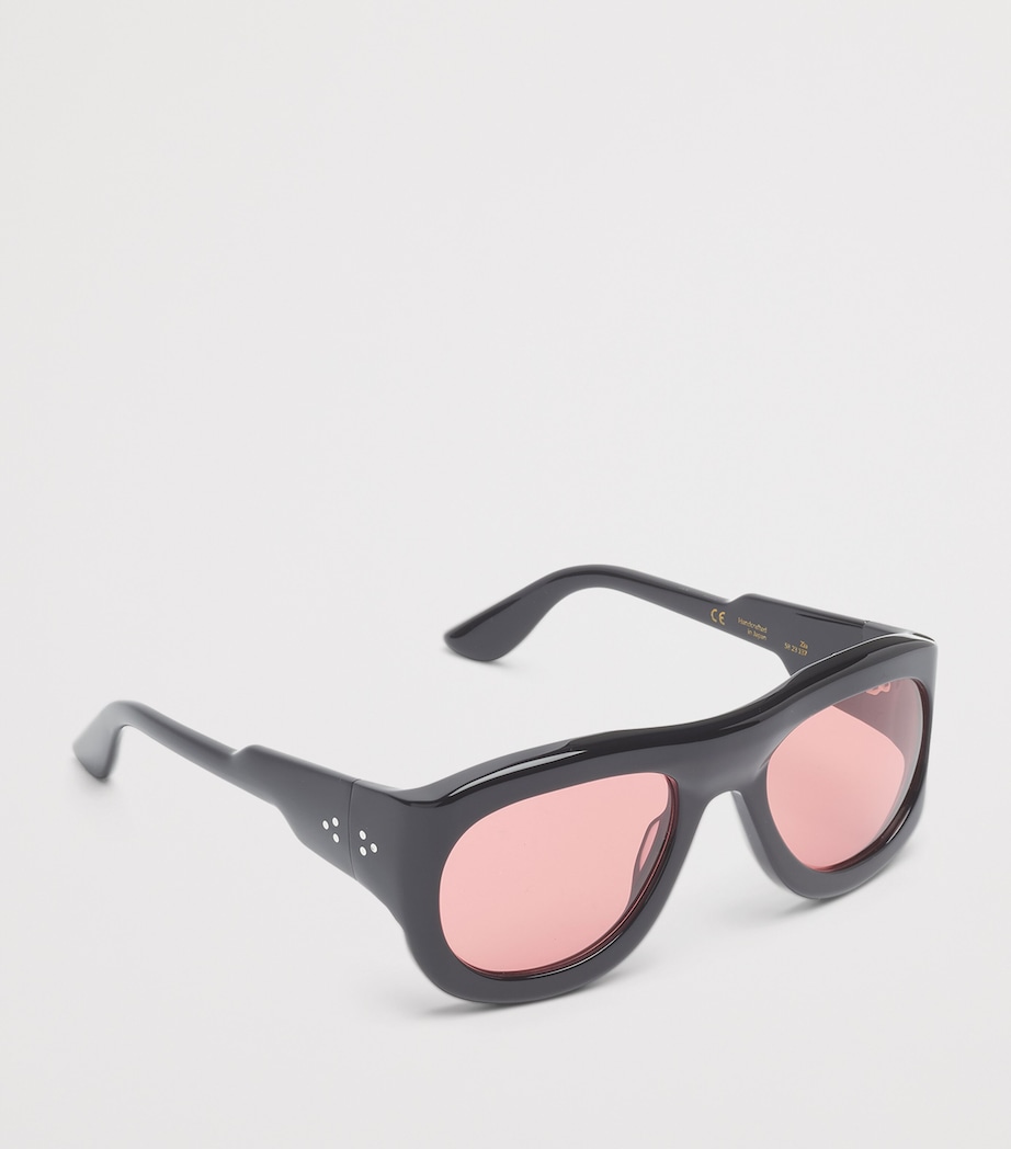 Acetate Zia Sunglasses BLACK/ WARDI Image 3