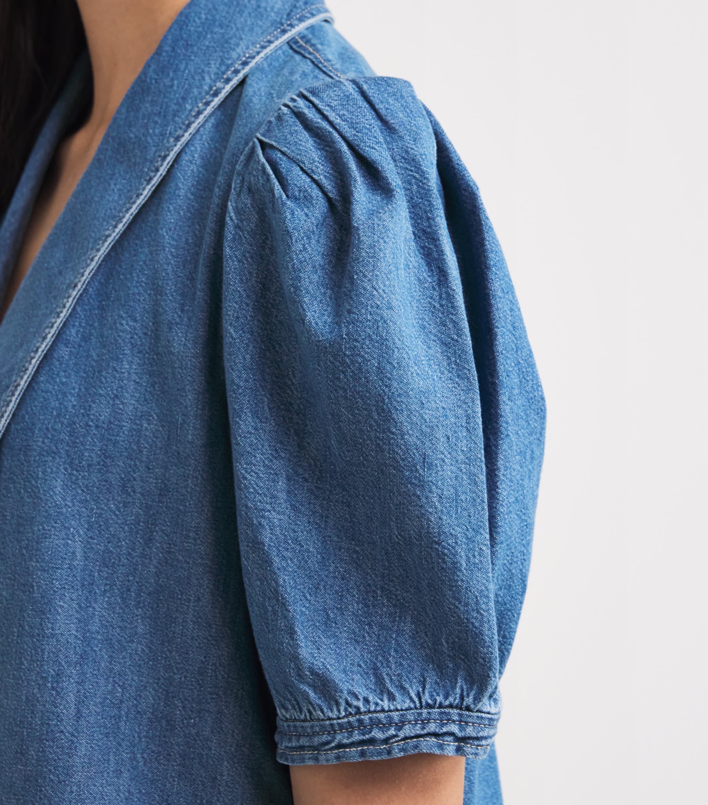 Denim The Sailor Mini Dress STARLET Image 4