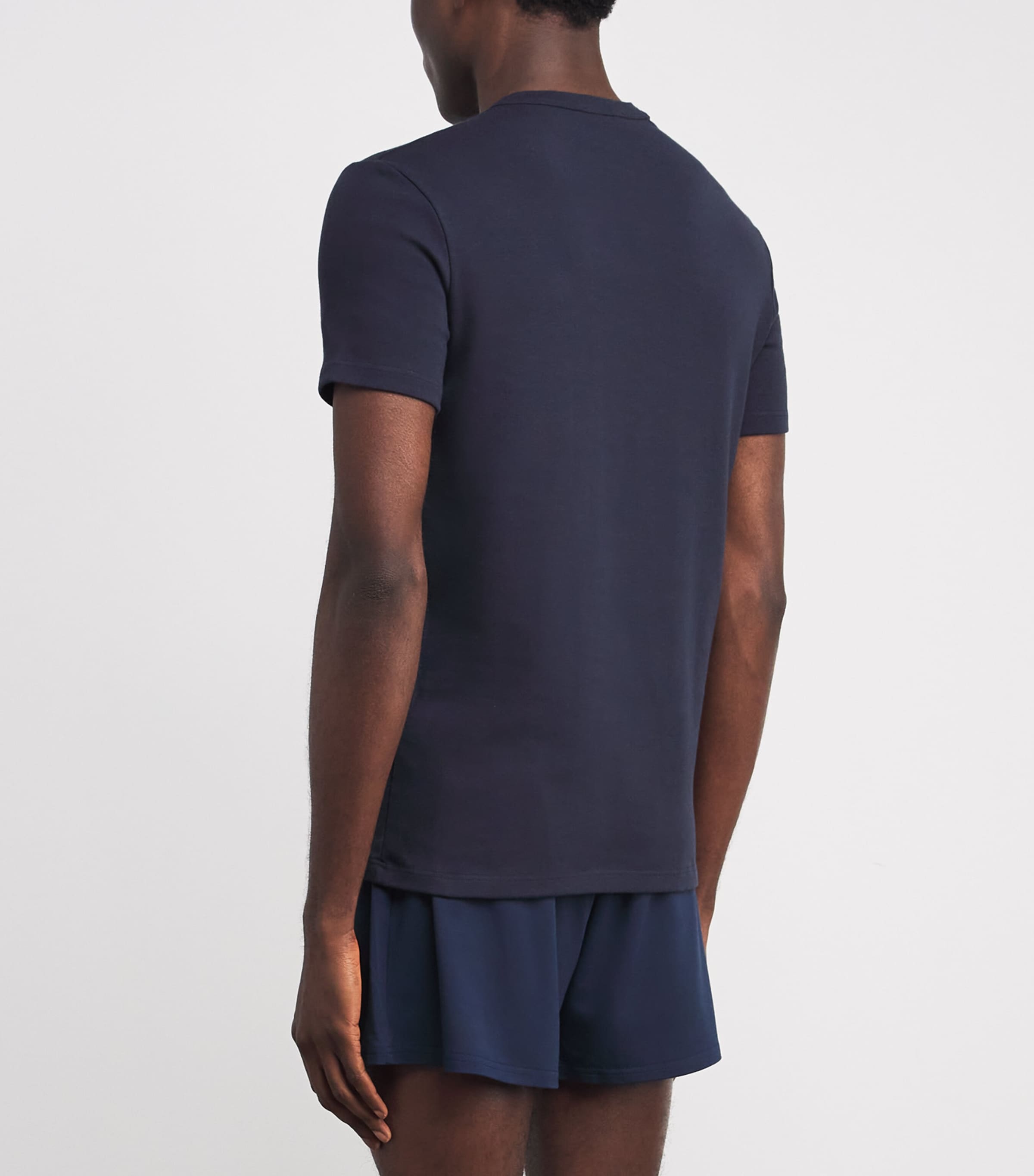 Stretch-Cotton T-Shirt 408 MIDNIGHT BLUE Image 4