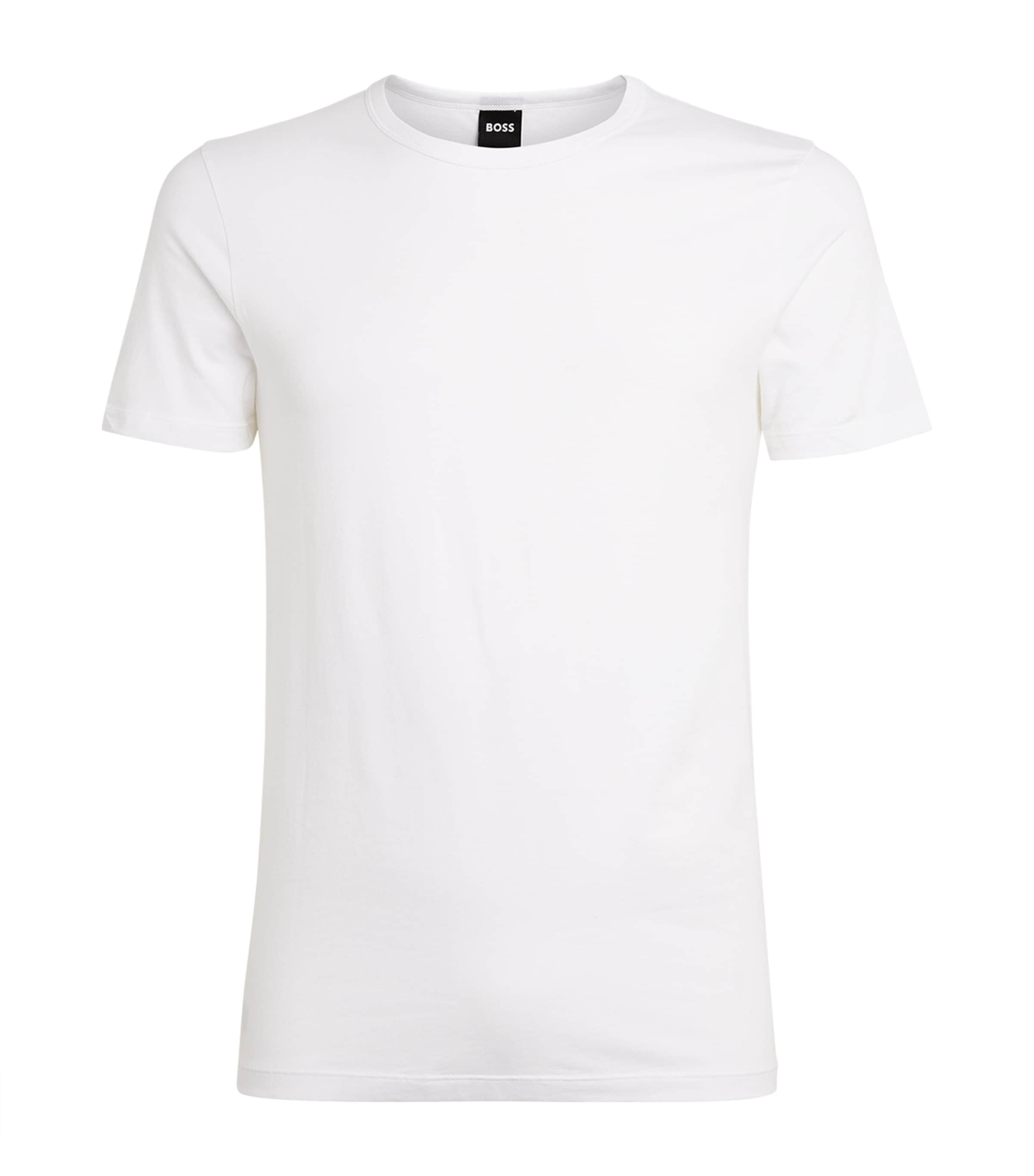 Hugo Boss Porsche X Mercerized-cotton T-shirt With Special Branding In White