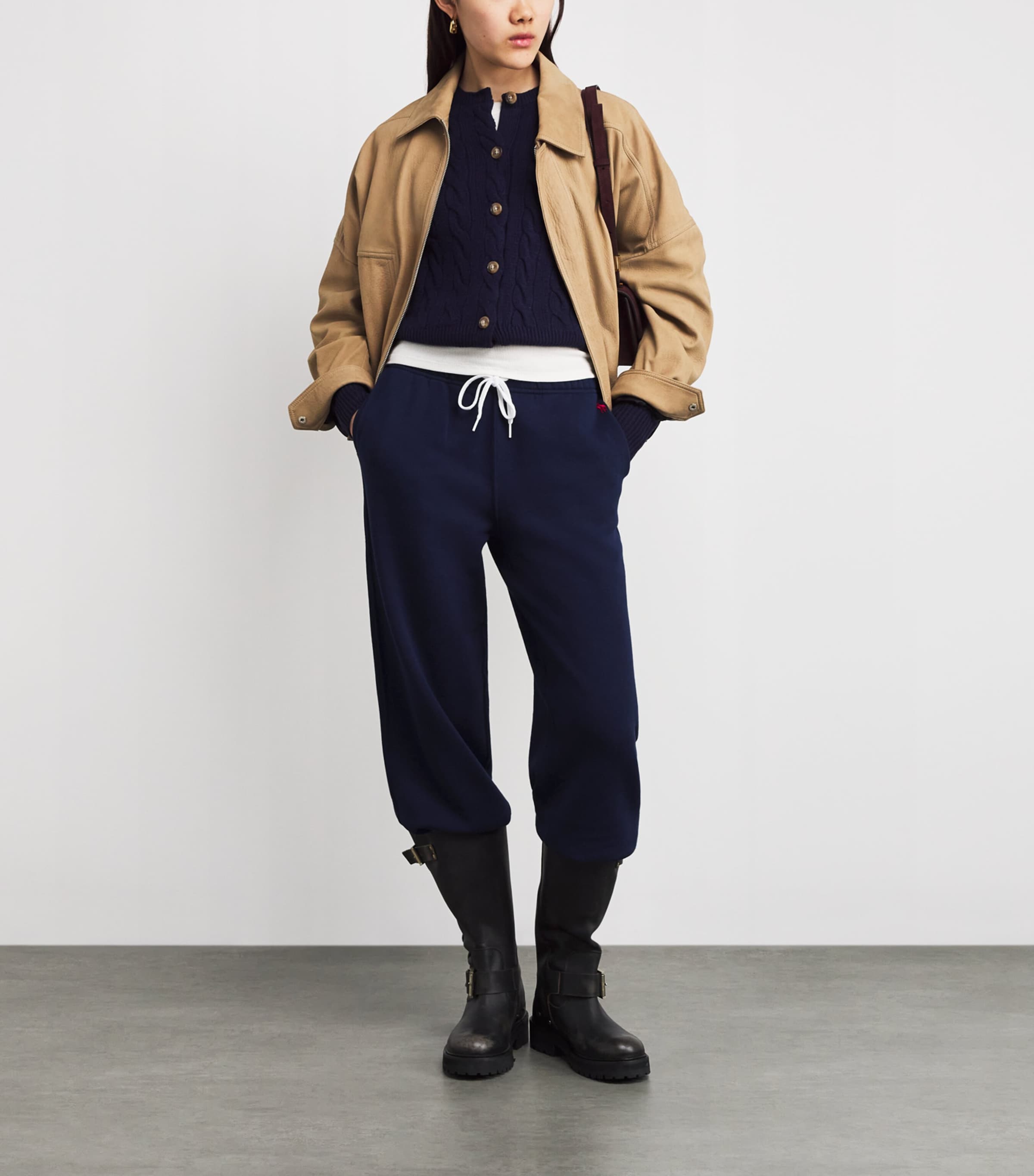 Polo Pony Straight Sweatpants CRUISE NAVY Image 2