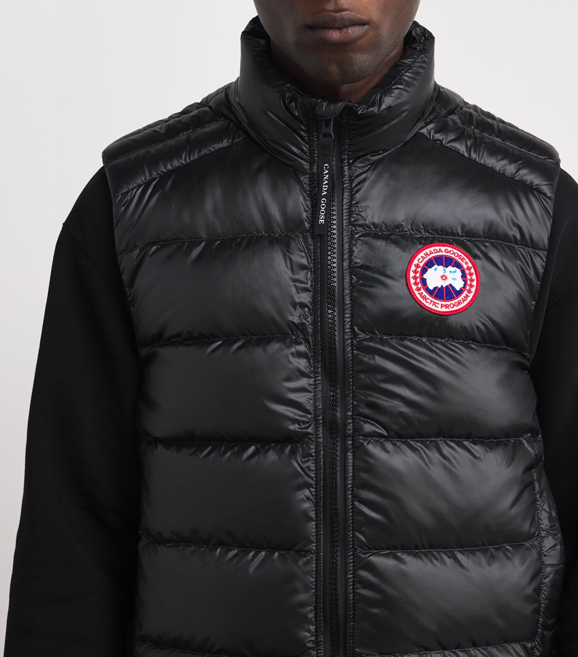 Canada Goose Mens Down Quilted Packaway Crofton Gilet Black Image 12