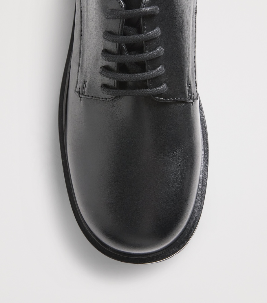 Studio Nicholson Leather Jackson Derby Shoes Black Image 6