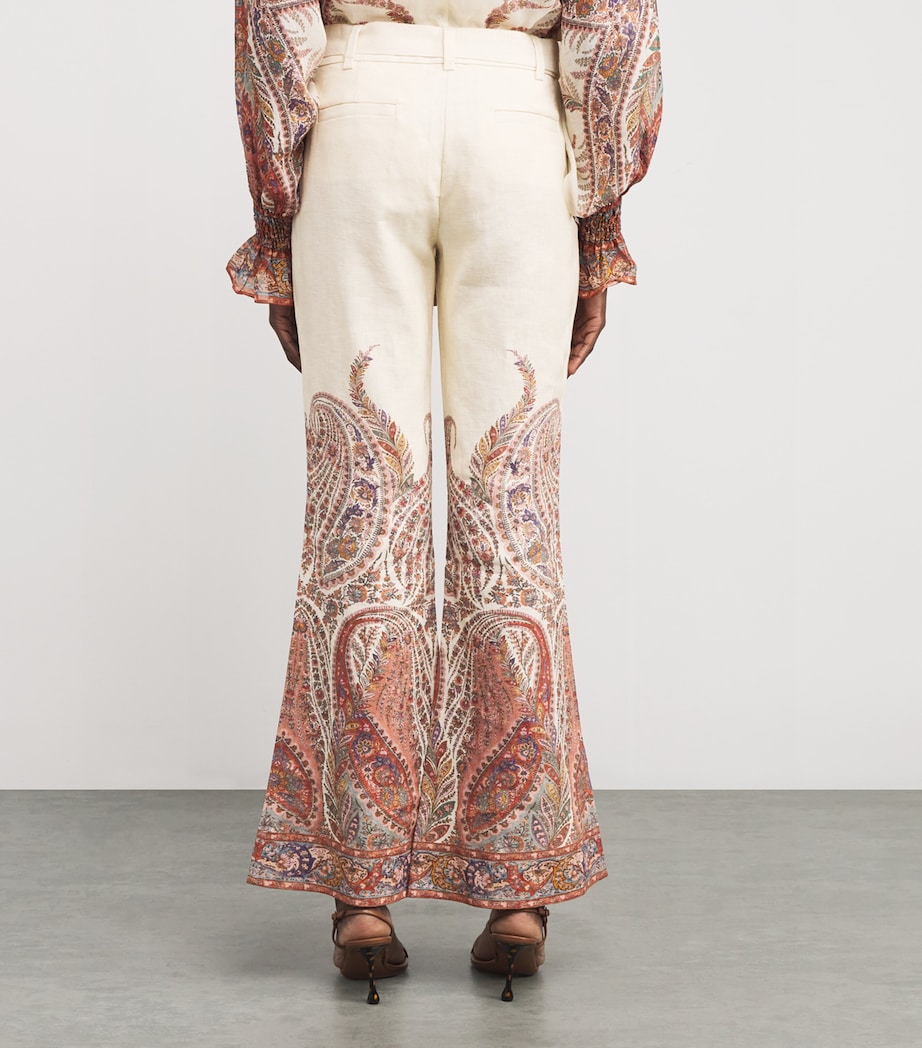 Ramie Paisley Rhiannon Trousers CRMPAI CREAM PAISLEY Image 4