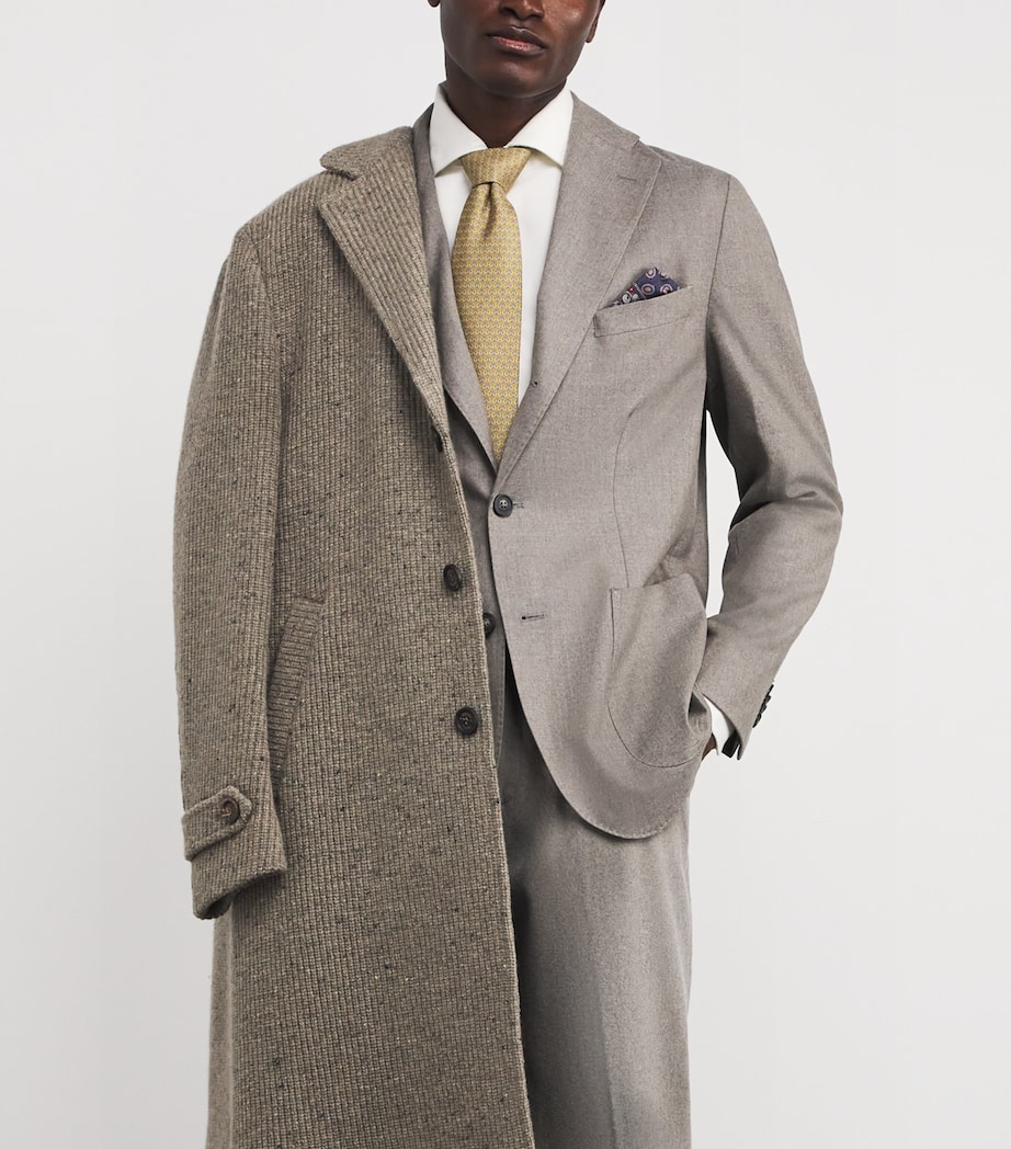 Silk Geometric Print Tie YELLOW GEO Image 2