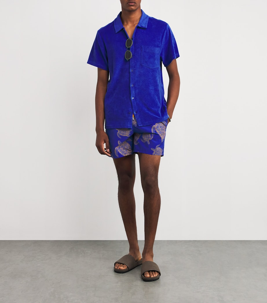 Turtle Print Moorea Swim Shorts 613-MARRAKECH Image 2