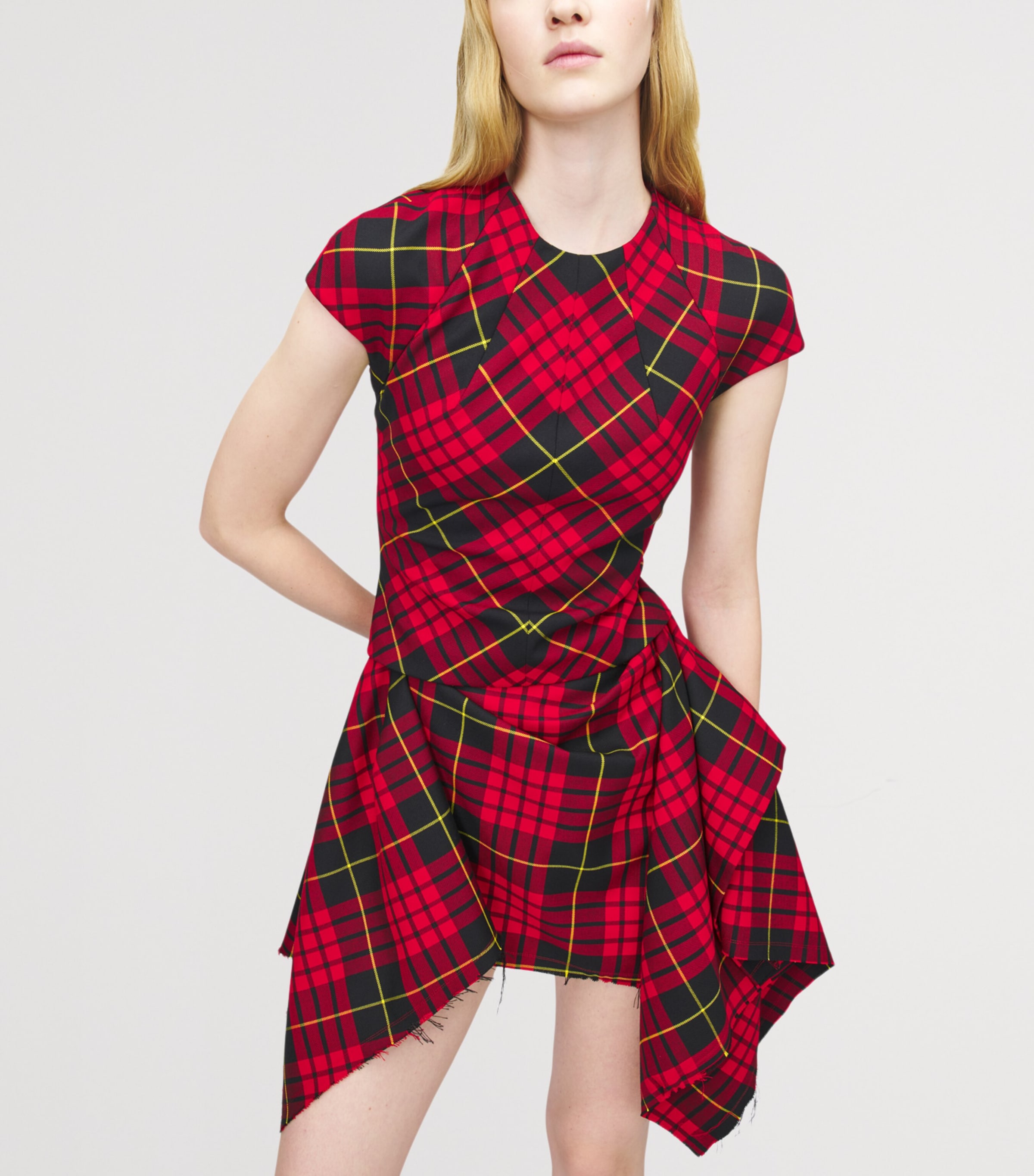 Check Mini Dress 6120 Image 5