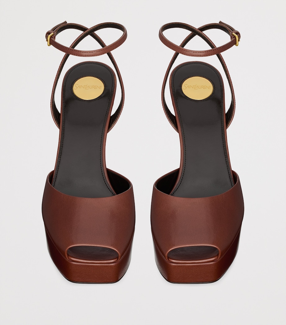 Leather La Scandale Platform Sandals 85 2603 Image 3