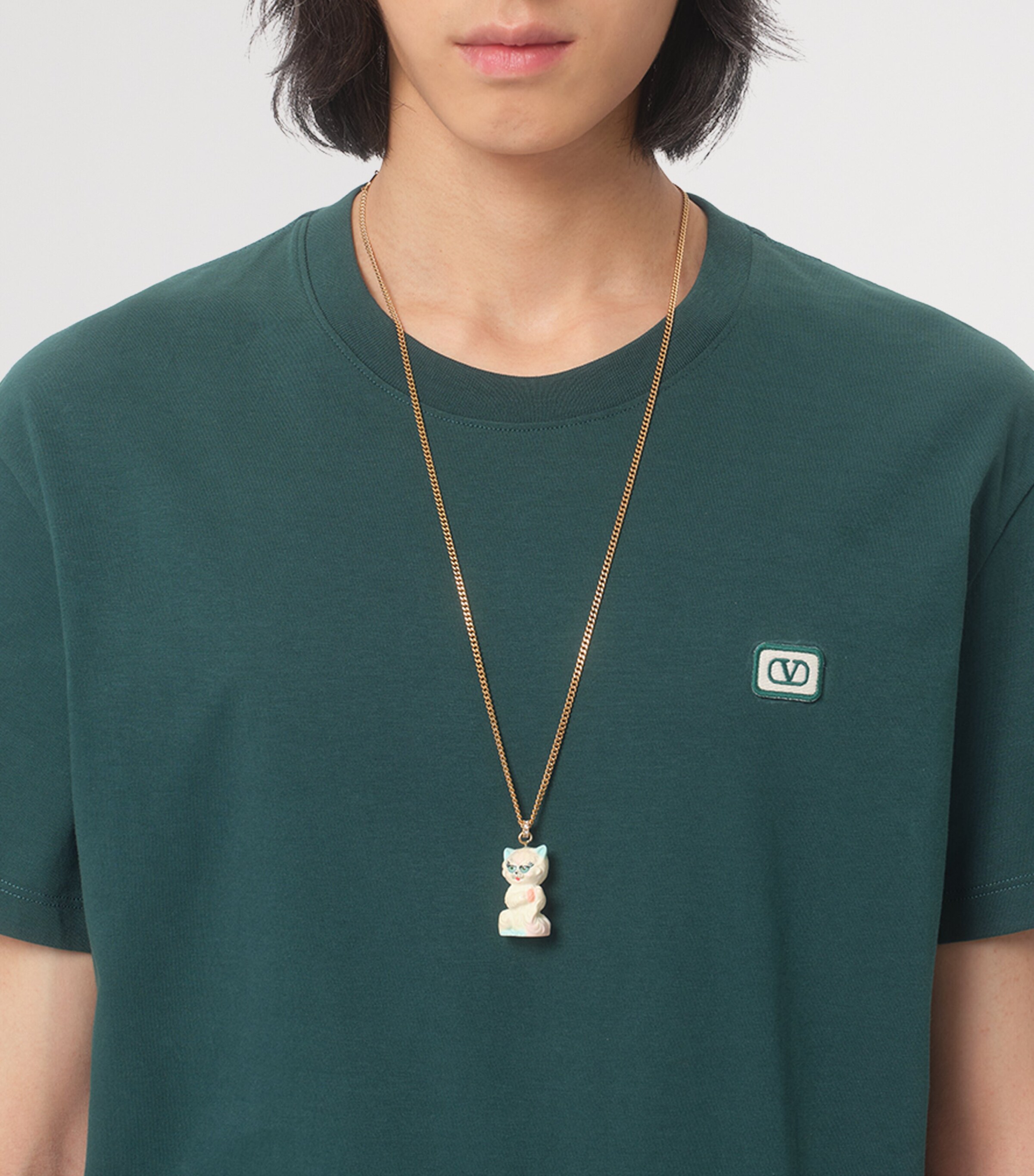 Cotton VLogo T-Shirt CN3 Image 6