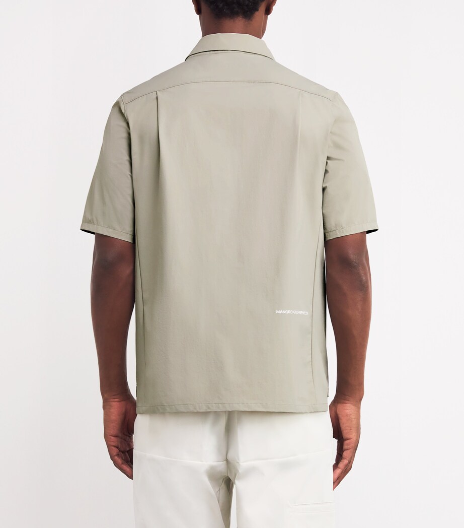 Manors Mens Water-Resistant Frontier Shirt Taupe Image 4