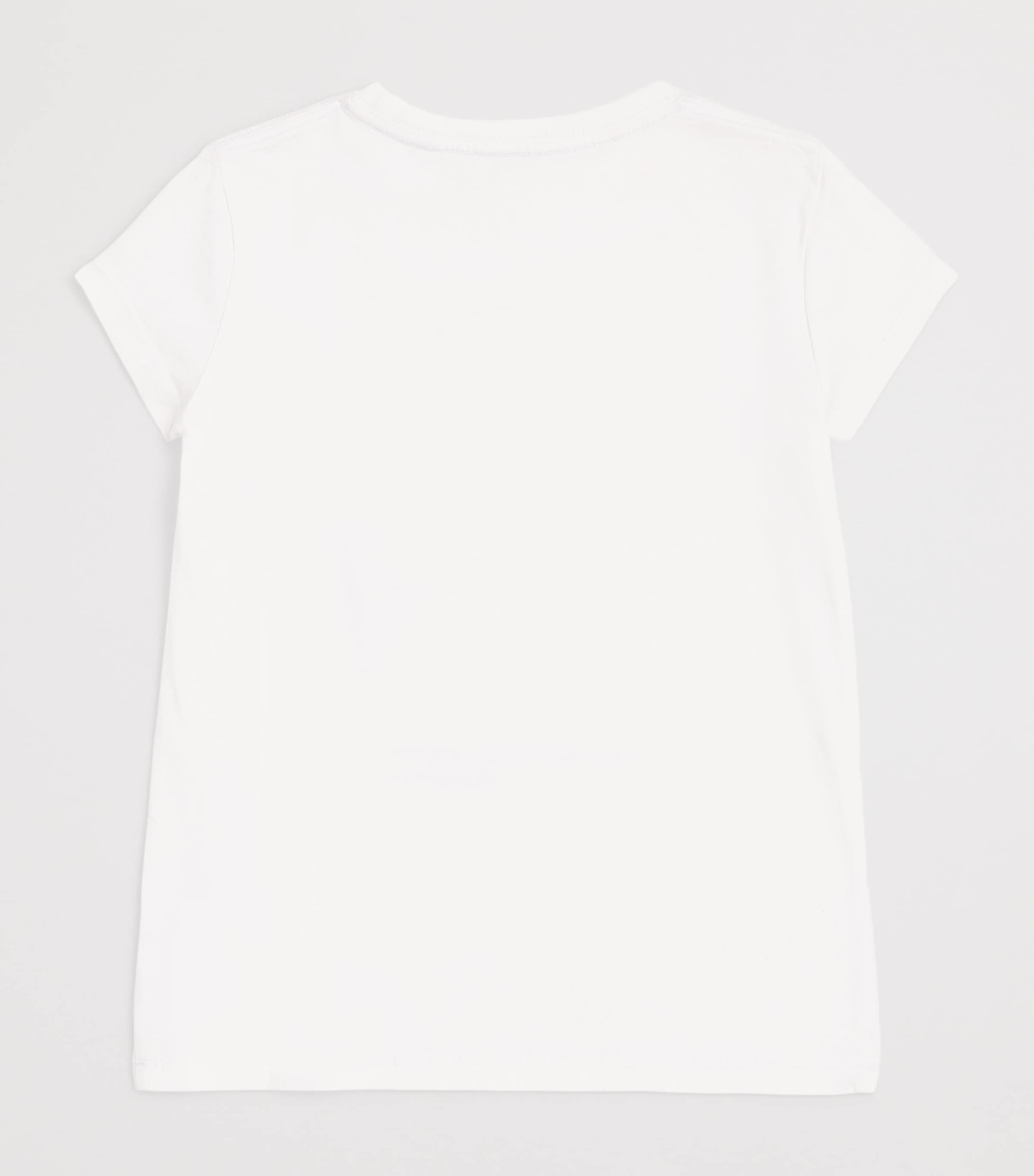 Cotton Polo Bear T-Shirt (7-14 Years) WHITE Image 2