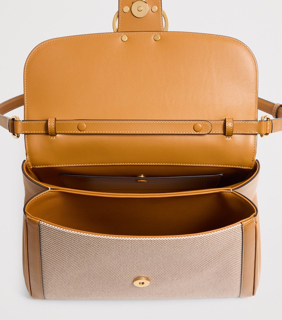 Large Canvas 9 To 5 Top-Handle Bag REK Image 3