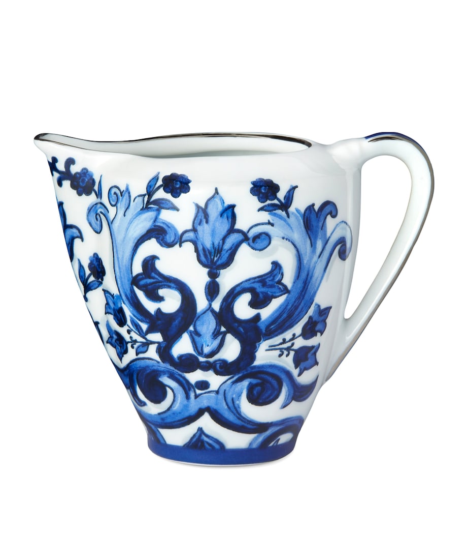 Blu Mediterraneo Milk Jug (8.5cm) UB006 FOGLIE BLU F D Image 1