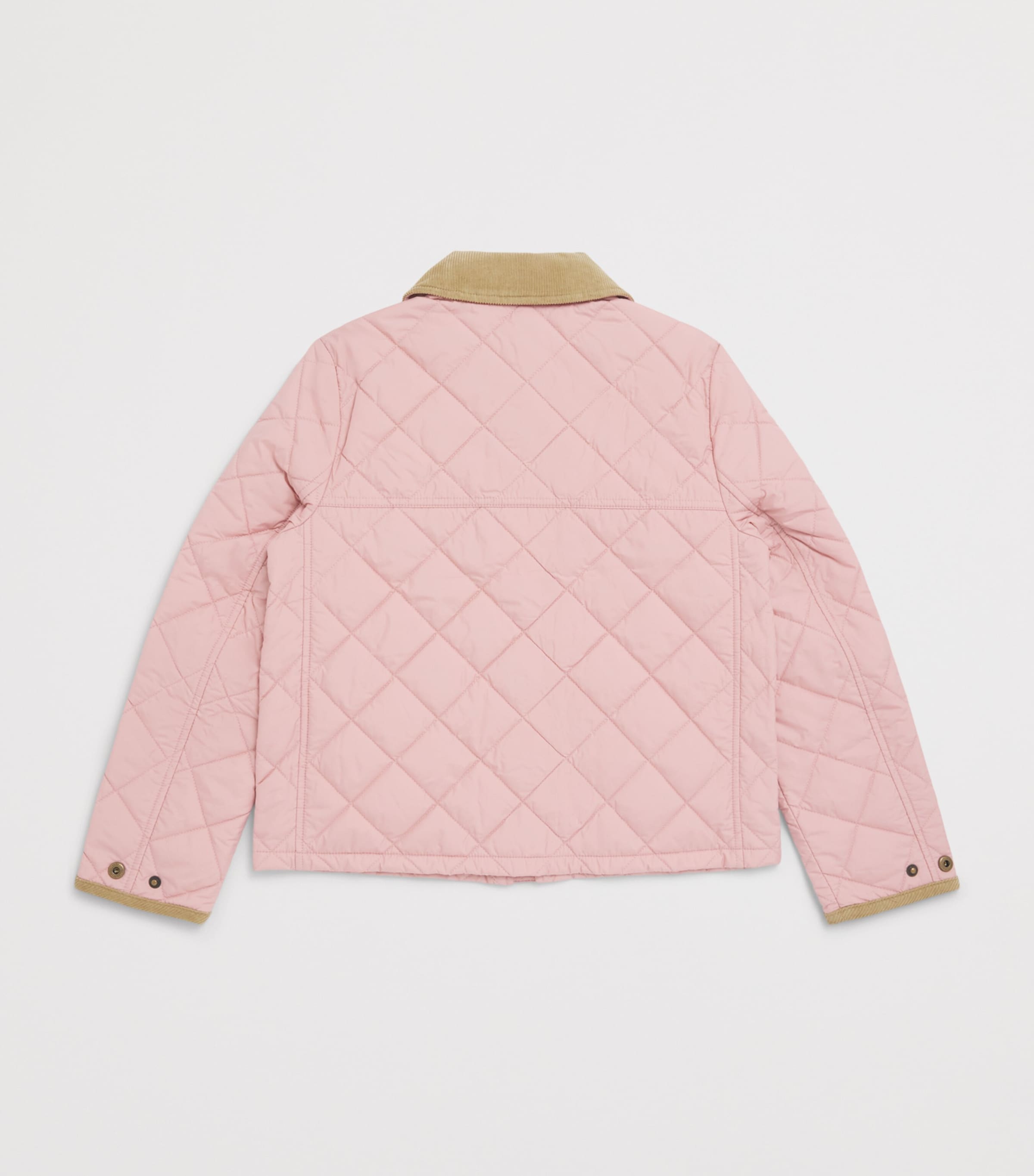 Ralph Lauren Kids Corduroy-Trim Puffer Coat (6-14 Years) Adirondack Rose Image 2