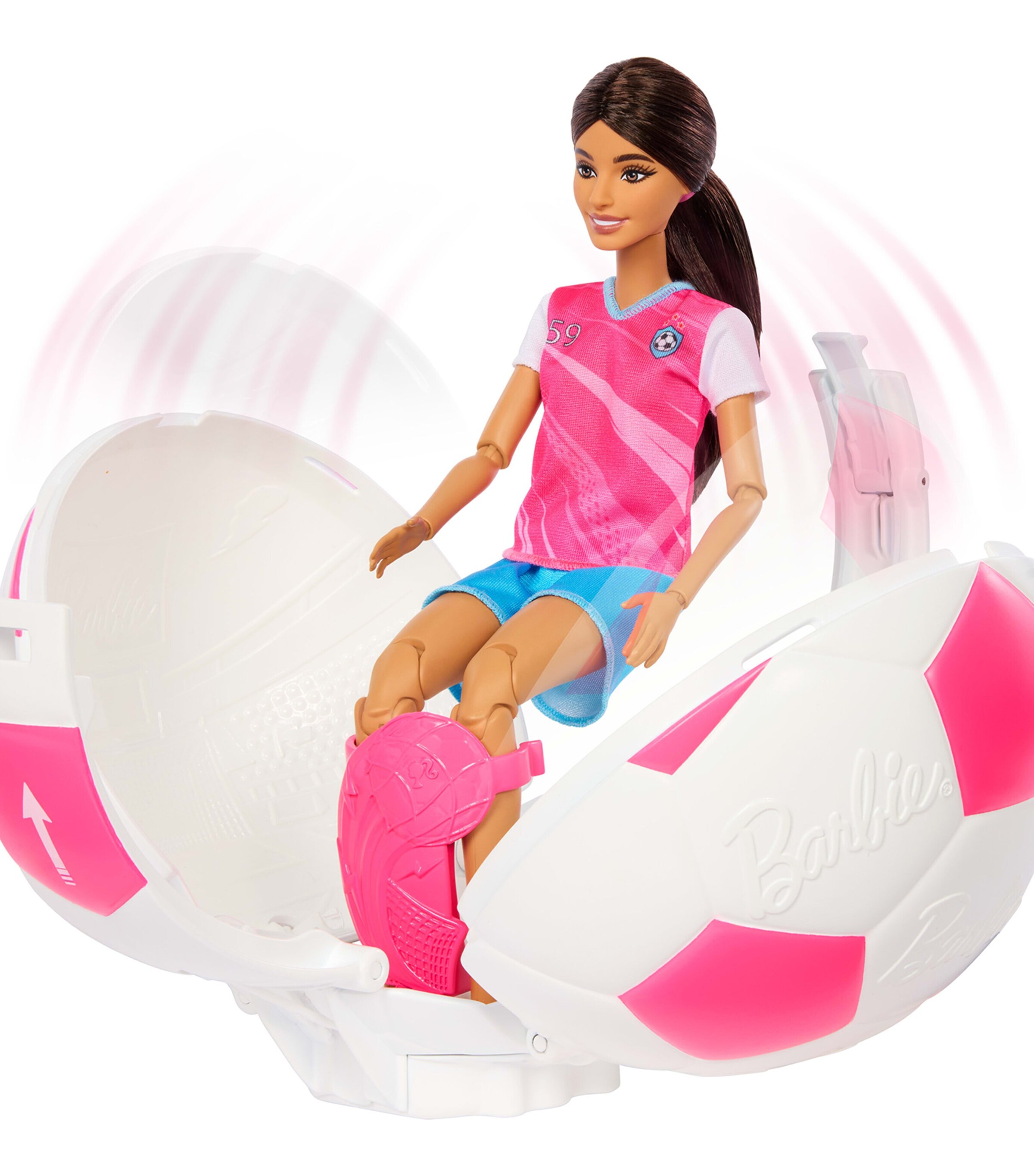 Barbie Barbie Roll & Reveal Soccer Player Doll Set Image 3