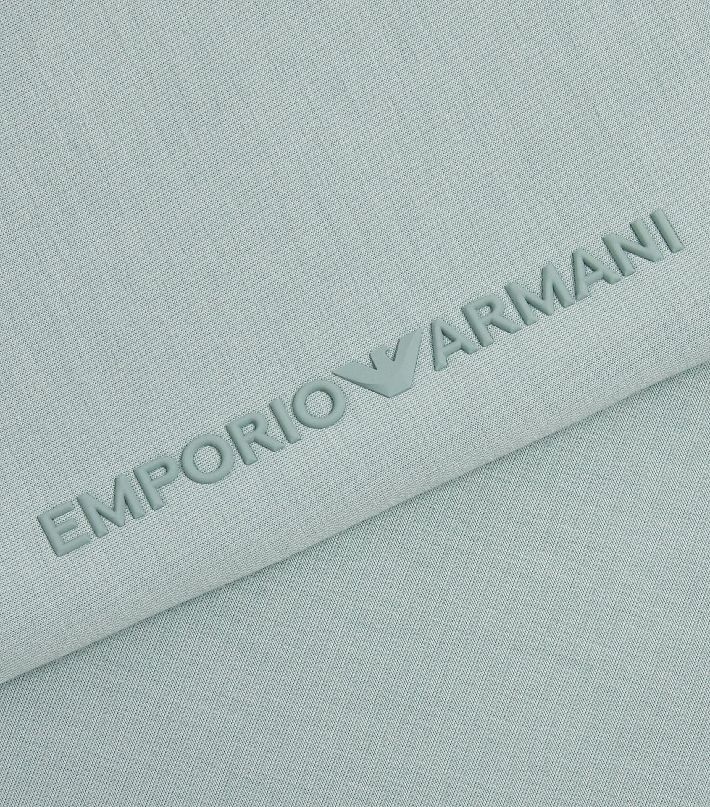 Emporio Armani Kids Double-Knit Sweatpants (4-16 Years) Iceberg Green Image 2