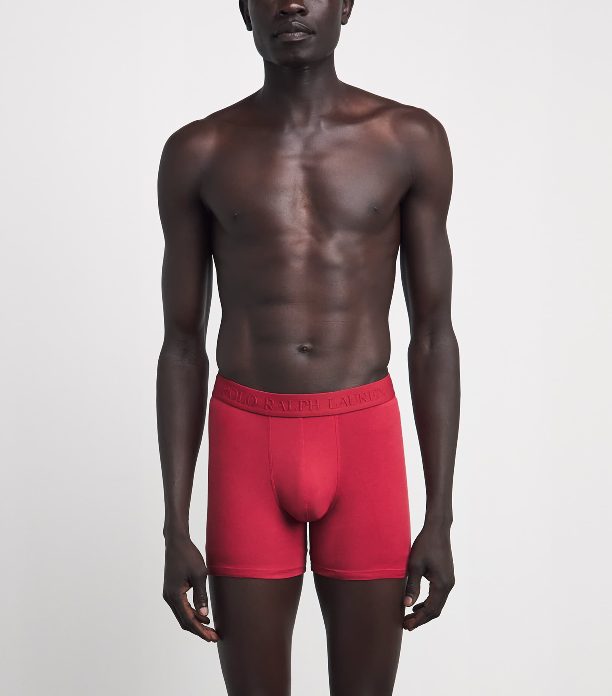 Polo Ralph Lauren Mens Stretch-Cotton Boxer Briefs (Pack of 3) Npnv/chlpep/andvrhth Image 2