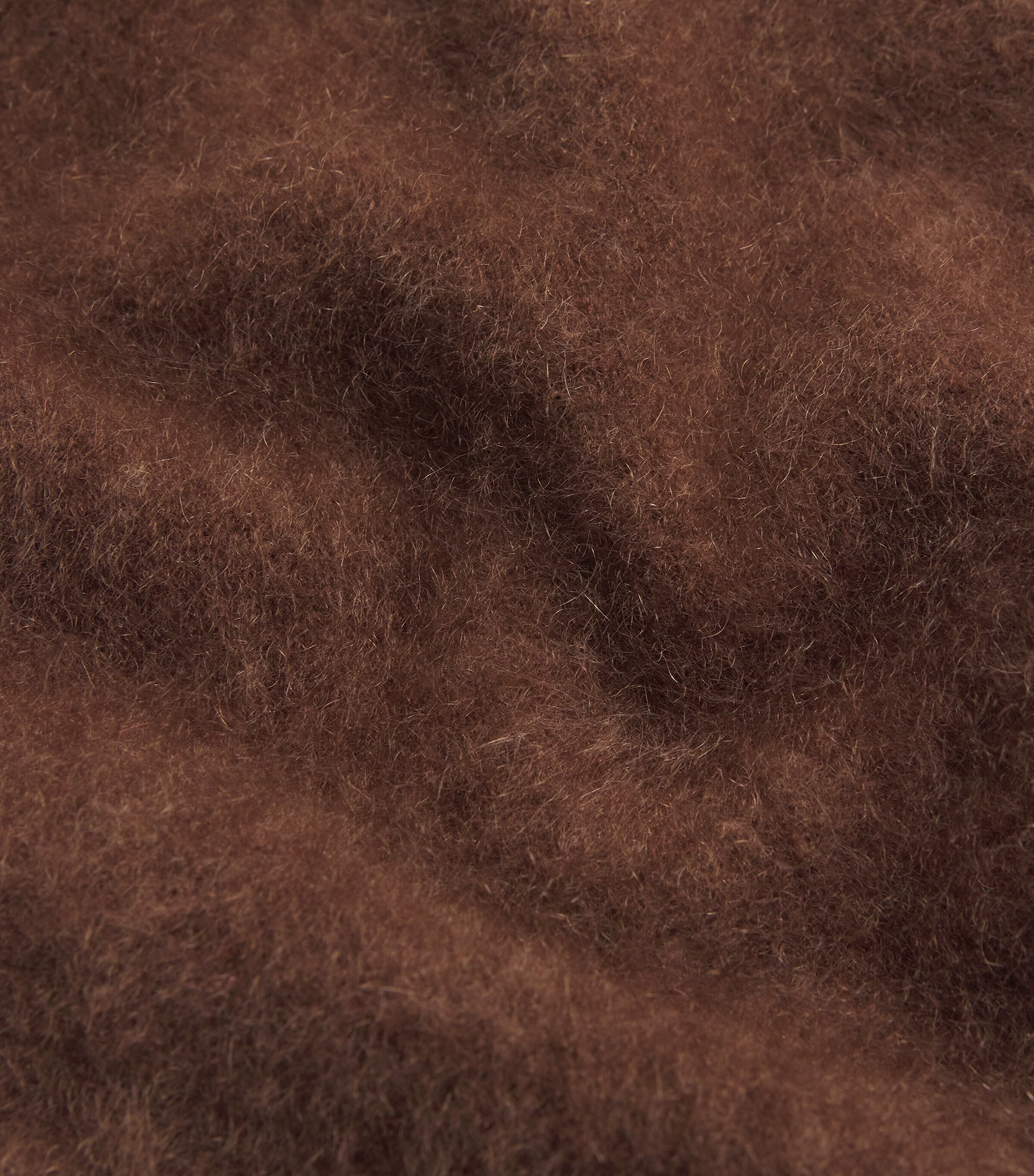 ME+EM Womens Cashmere Brushed Sweater Vest Chestnut Brown Image 5