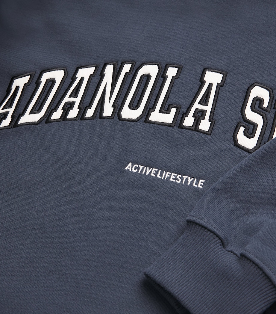Organic Cotton Logo Sweatshirt MIDNIGHT BLUE Image 5