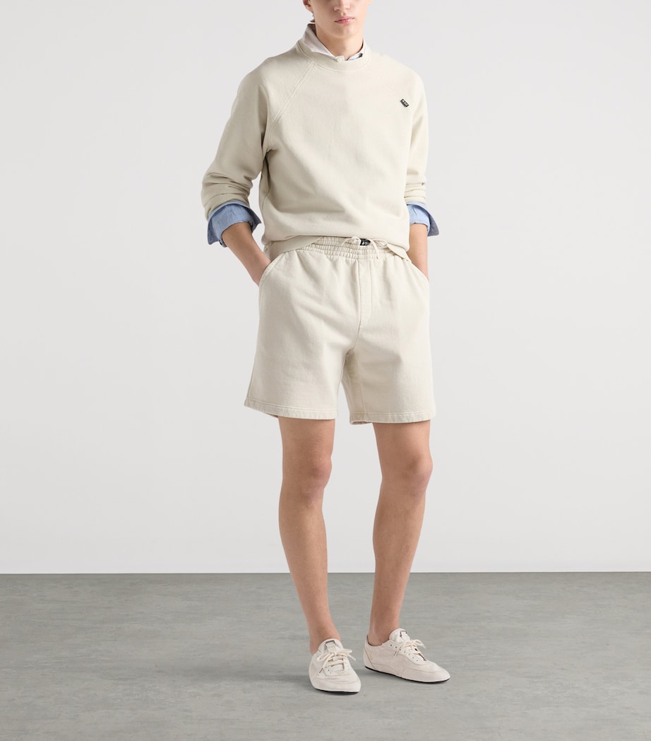Prada Mens Cotton Bermuda Shorts Neutral Image 2