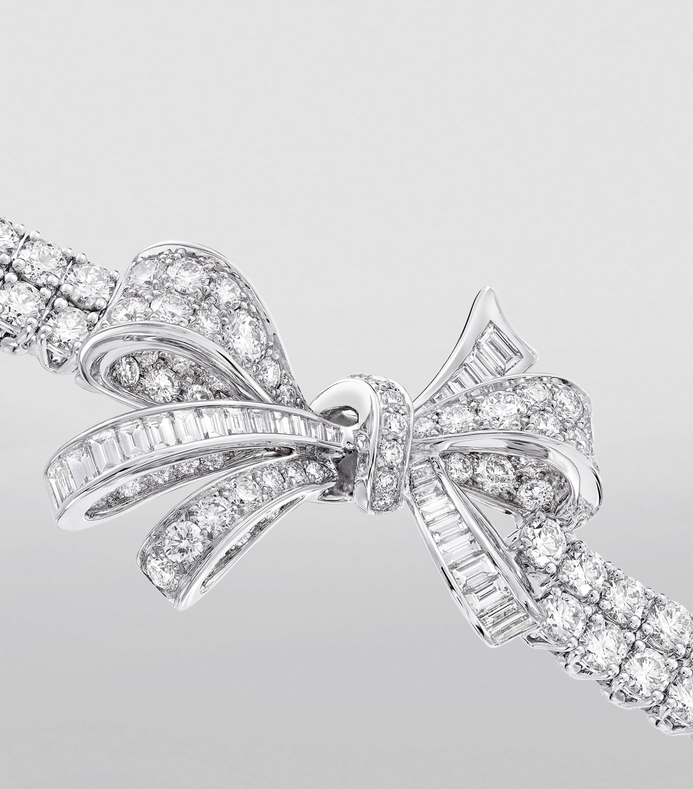 Graff White Gold and Diamond Tilda's Bow Bracelet White Gold Image 2