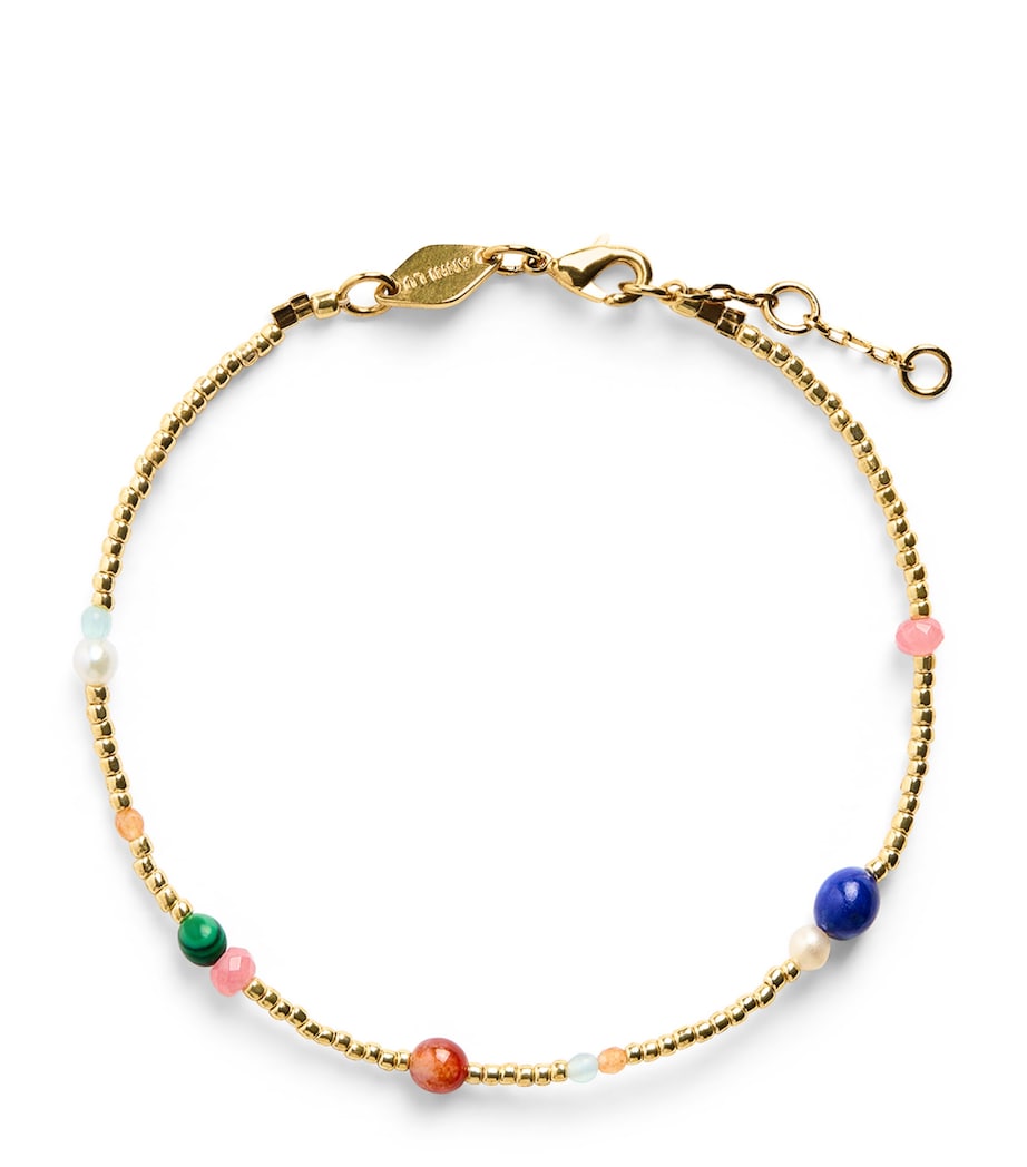 Anni Lu Gold-Plated Beaded Splash d’Or Bracelet Gold Image 1