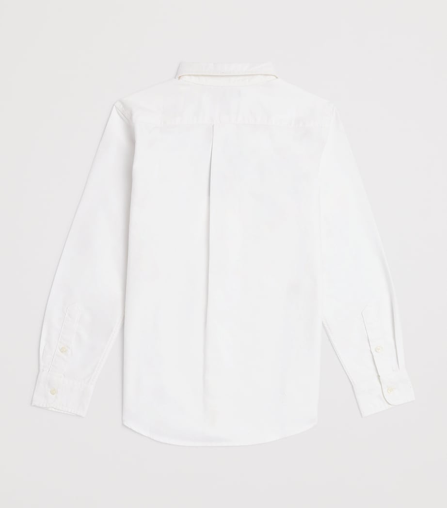 Cotton Logo Shirt (6-14 Years) WHITE Image 2