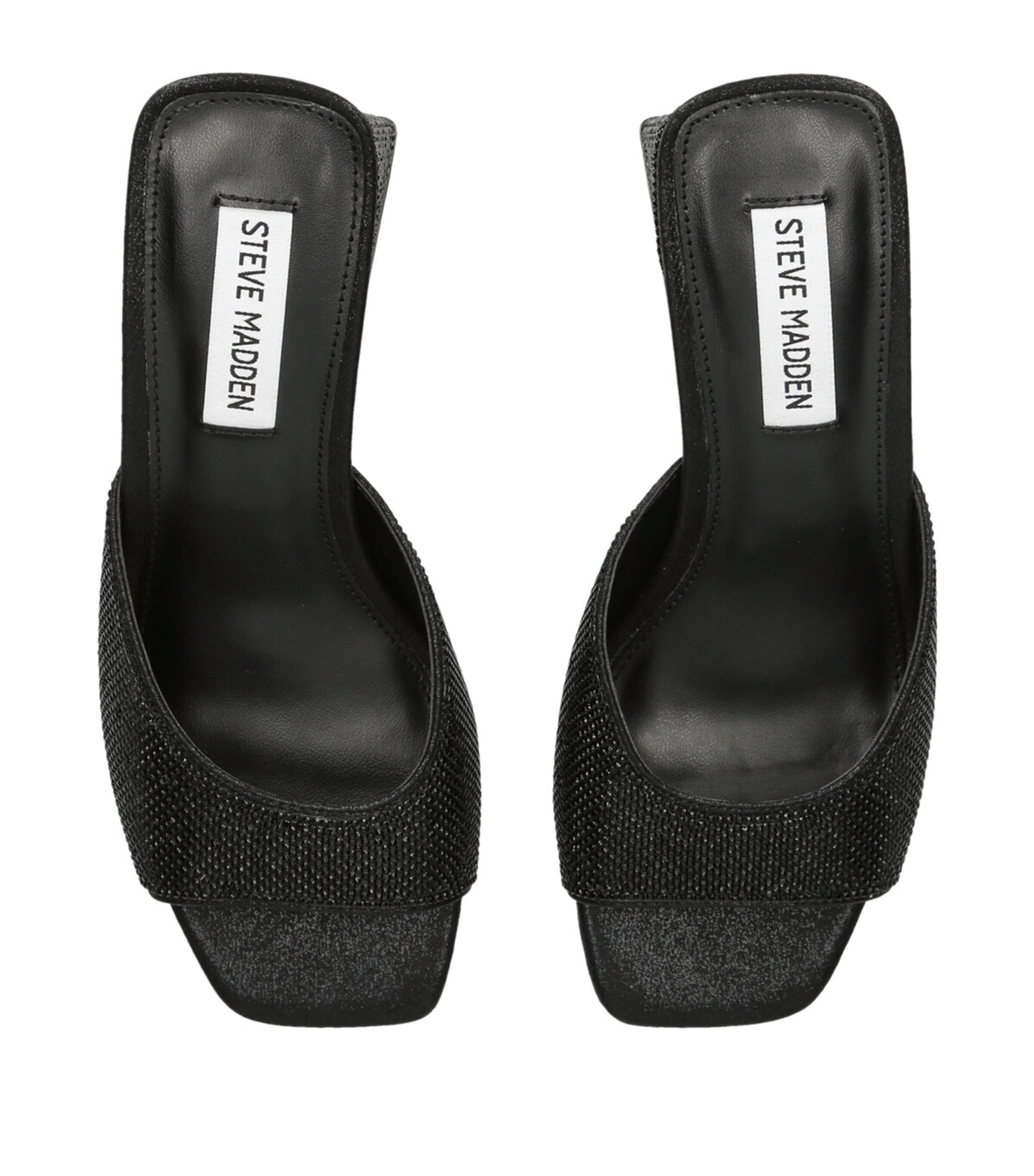 Steve Madden Embellished Glowing-R Mules 80 Black Image 4