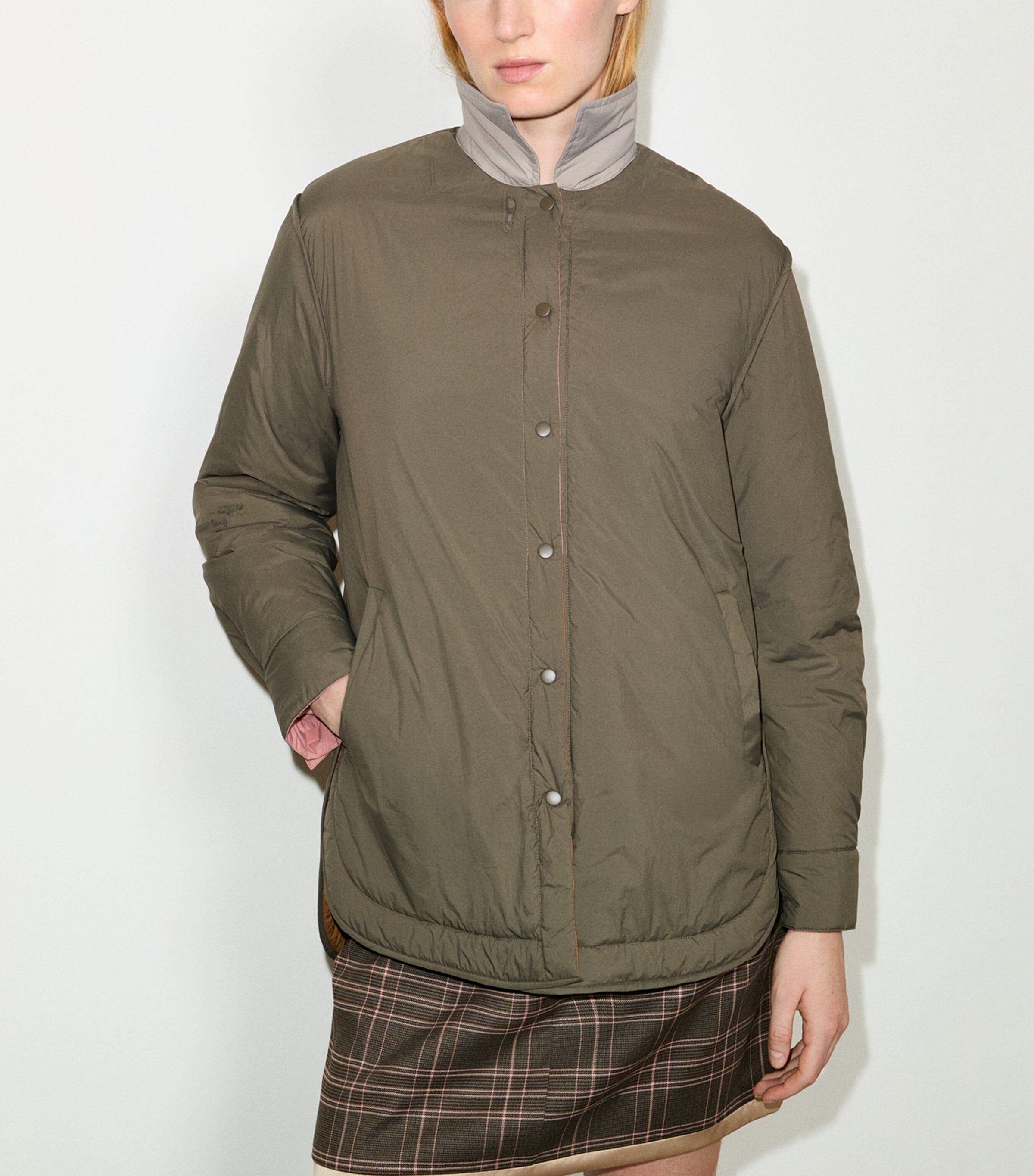 MAX&Co. Womens Quilted Reversible Jacket Antique Rose Image 5