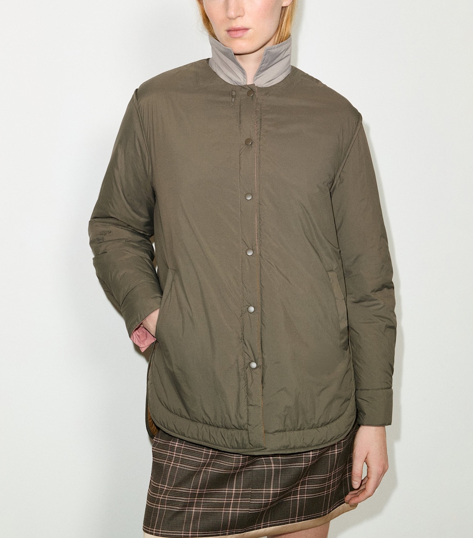 MAX&Co. Womens Quilted Reversible Jacket Antique Rose Image 5