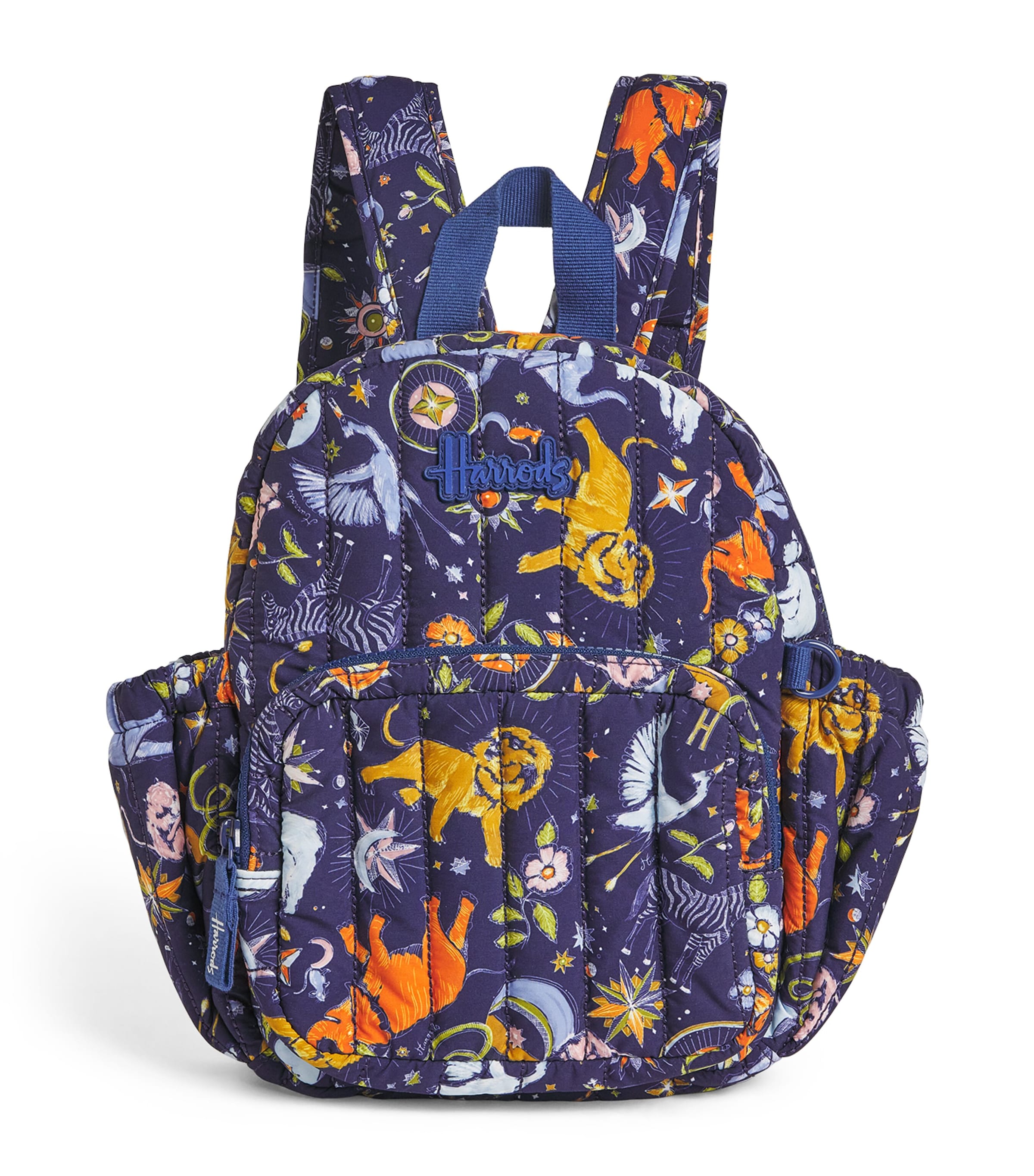 Harrods Quilted Night Sky Backpack In Blue