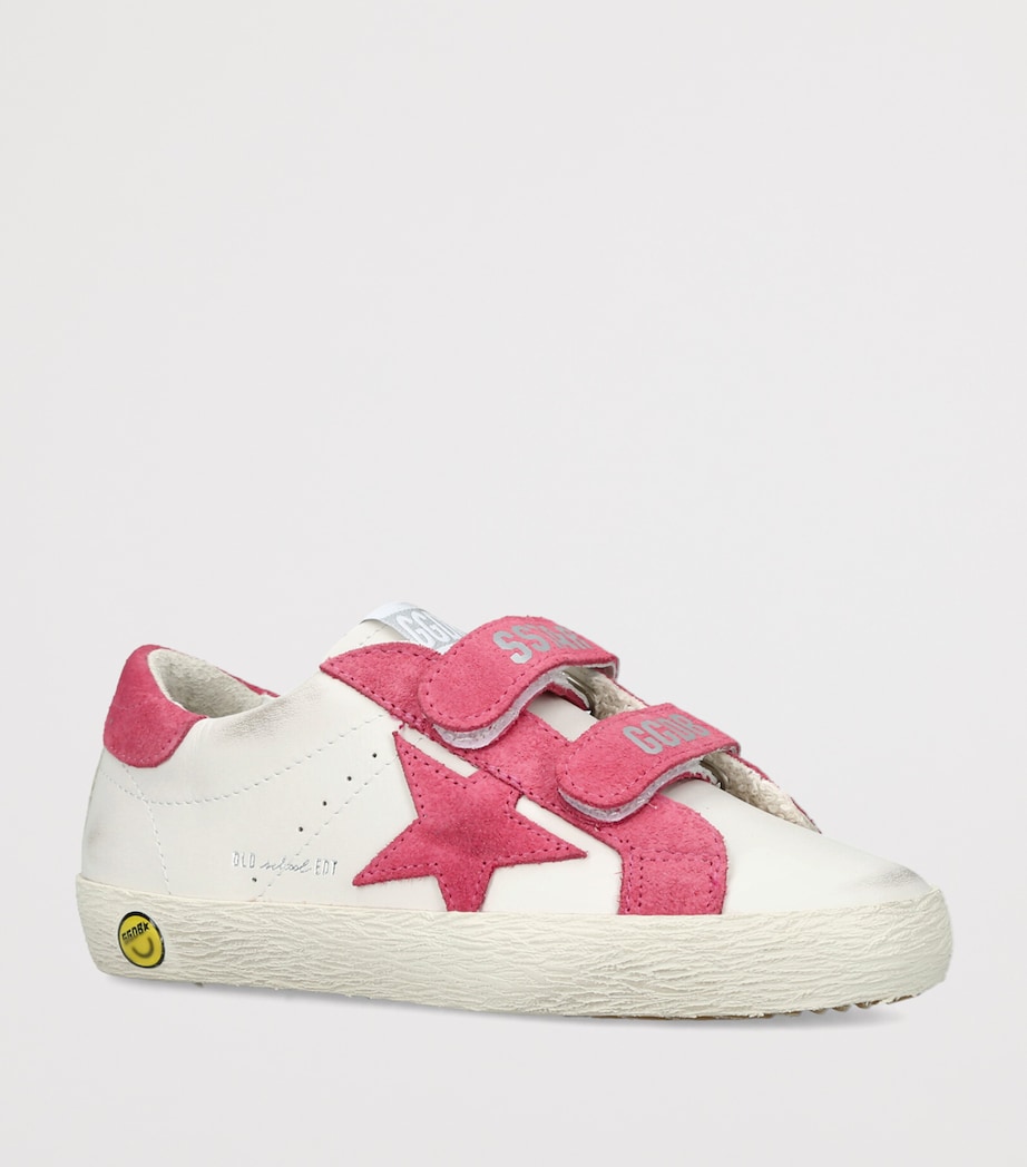 Golden Goose Leather Old School Sneakers Pink Comb Image 2