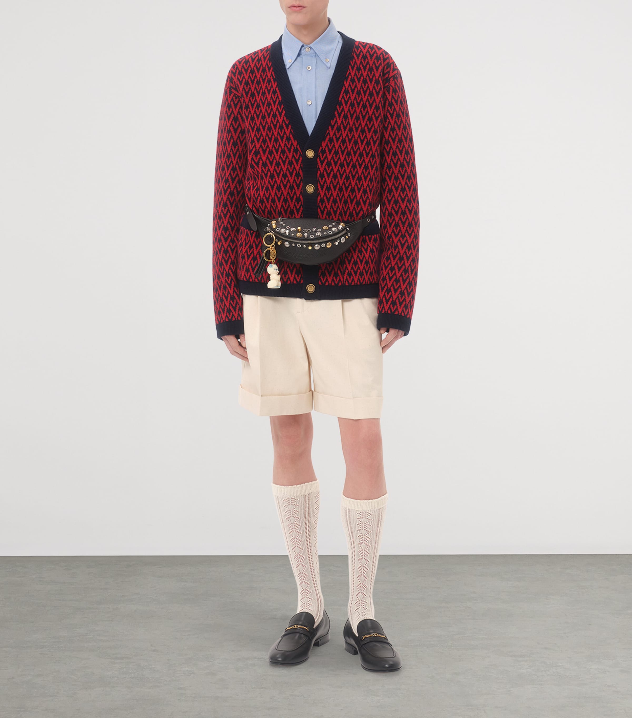 Wool Toute La V Cardigan BR5 Image 5